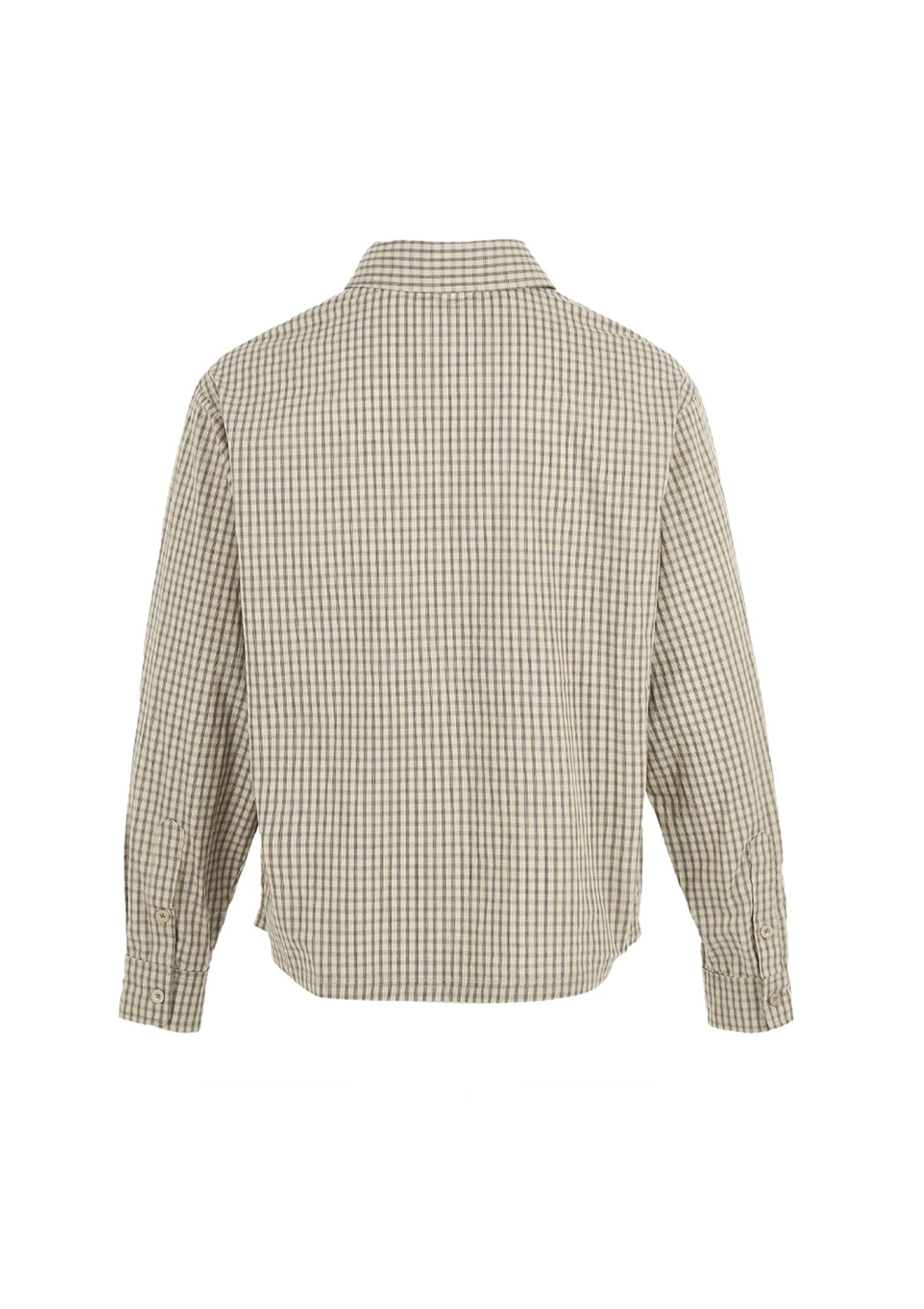 STEEPC Gingham Contrast Patch Boxy Shirt, premium urban and streetwear designers apparel on PROJECTISR.com, STEEPC