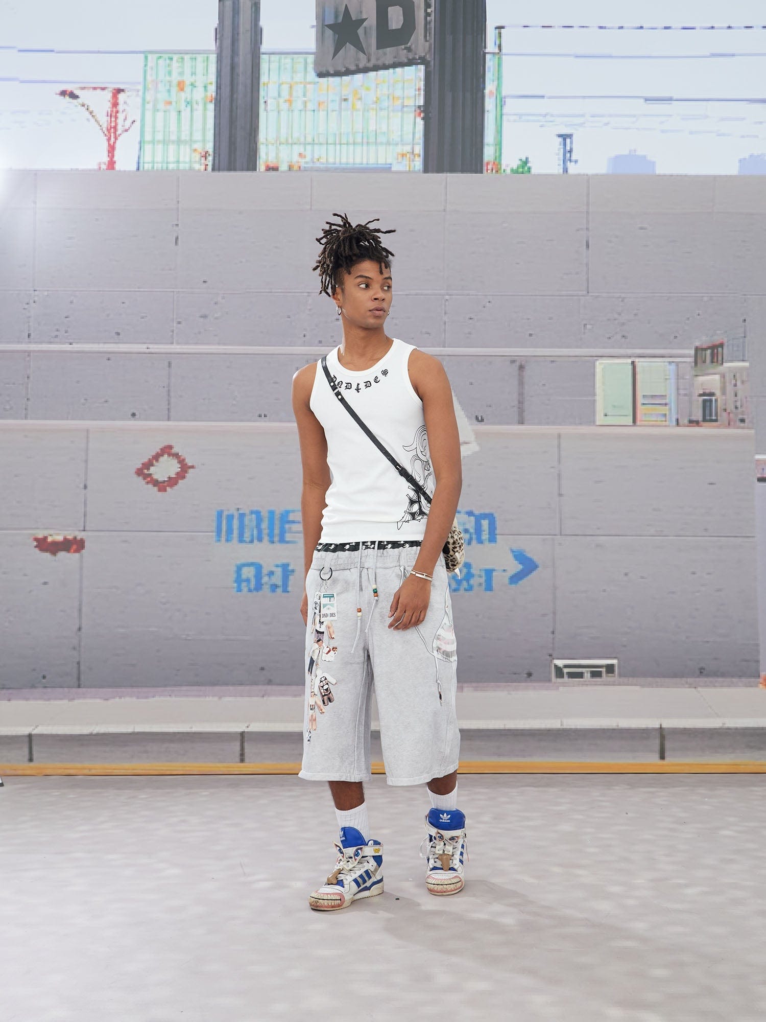 DND4DES Keychain Double-Waist Graphics Shorts, premium urban and streetwear designers apparel on PROJECTISR.com, DND4DES
