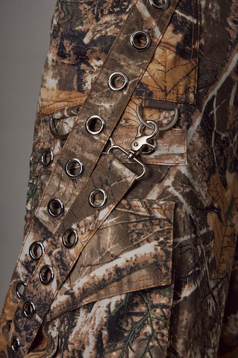 DND4DES Camo Detachable Strapped Cargo Pants, premium urban and streetwear designers apparel on PROJECTISR.com, DND4DES