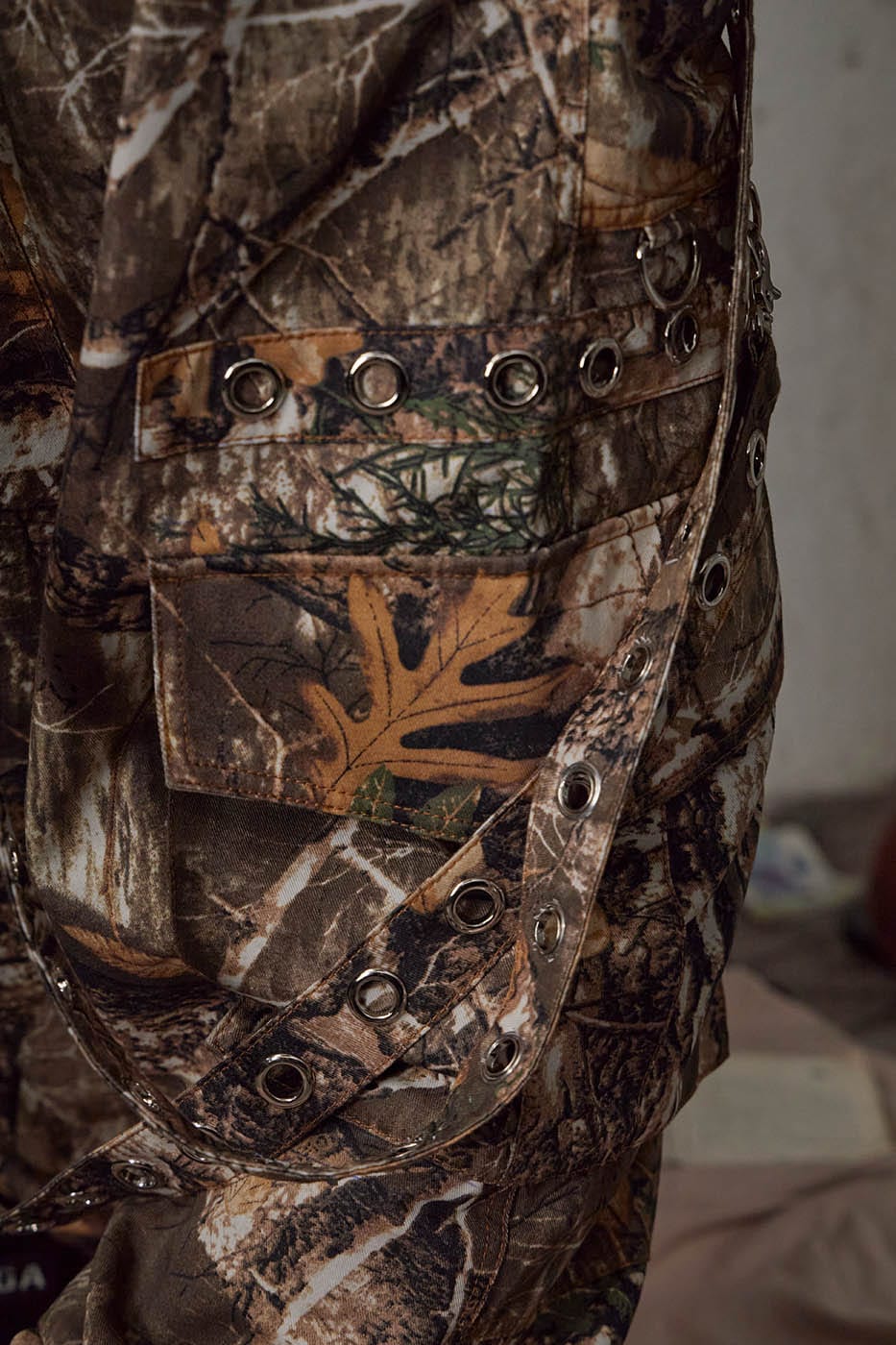 DND4DES Camo Detachable Strapped Cargo Pants, premium urban and streetwear designers apparel on PROJECTISR.com, DND4DES