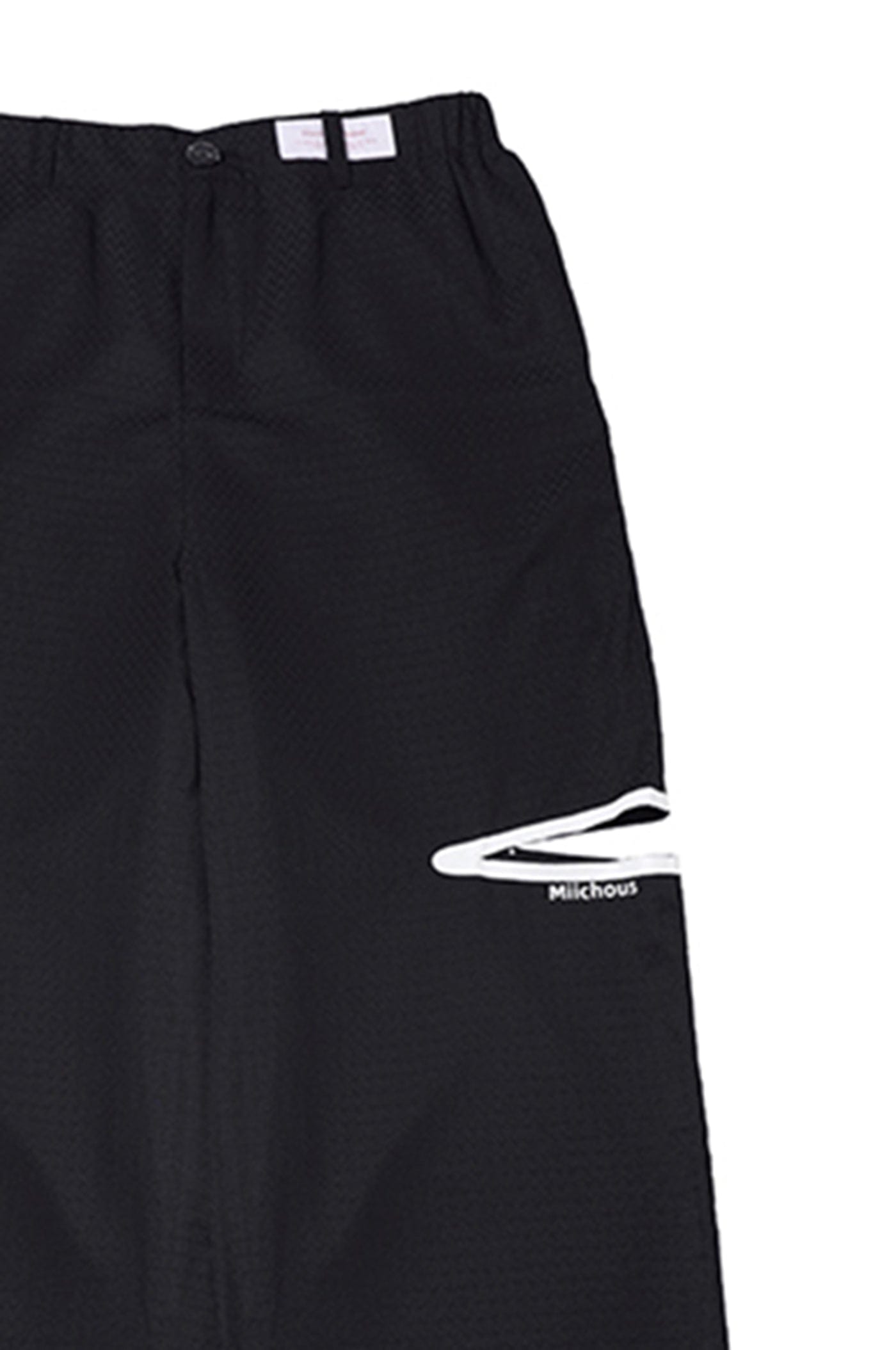 MIICHOUS Modern Cut-out Logo Pants, premium urban and streetwear designers apparel on PROJECTISR.com, Miichous