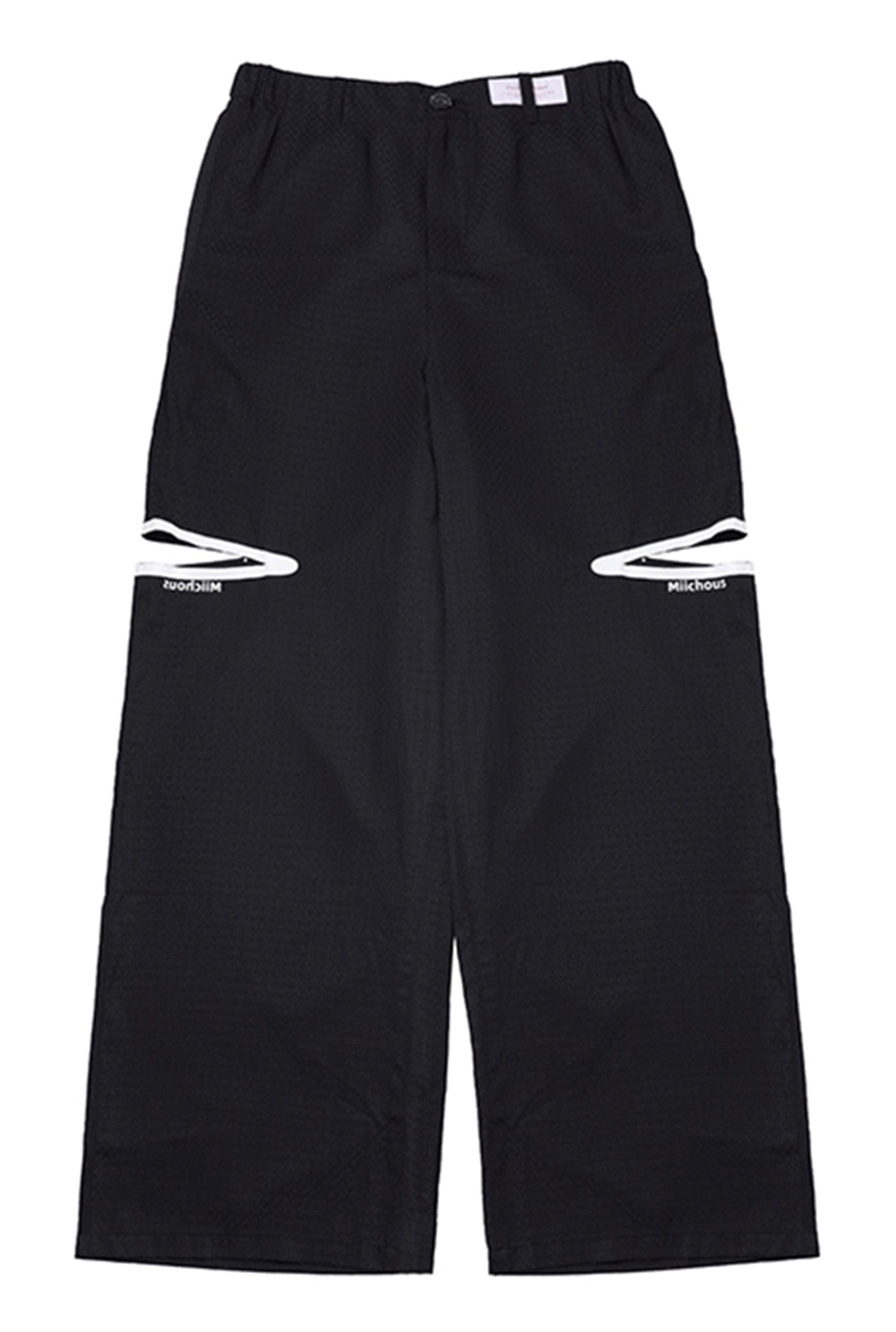 MIICHOUS Modern Cut-out Logo Pants, premium urban and streetwear designers apparel on PROJECTISR.com, Miichous