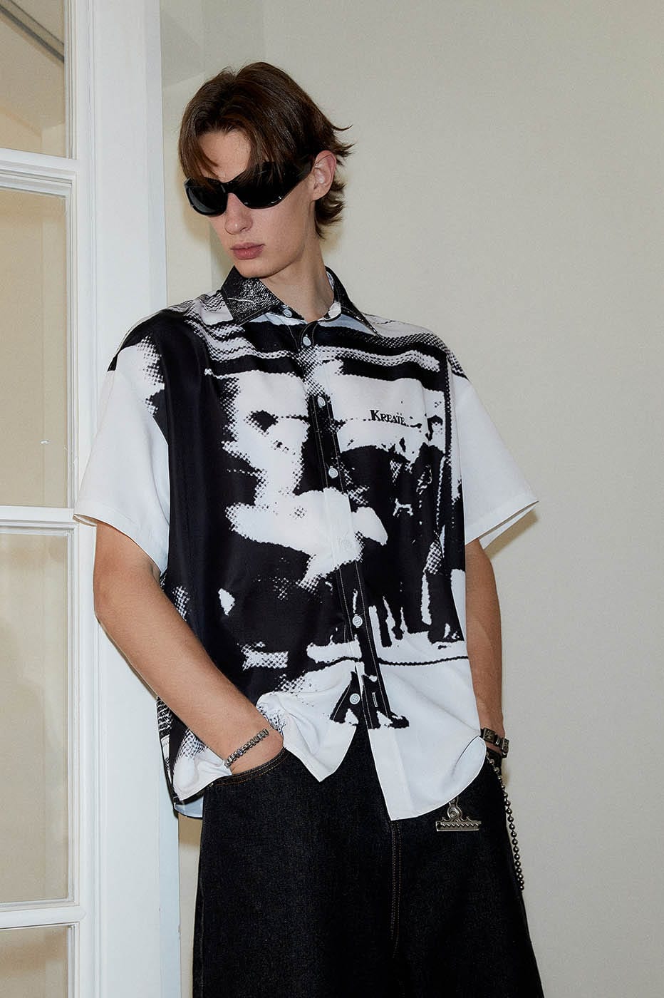 KREATE Platform Full-Print Graphics Half Shirt, premium urban and streetwear designers apparel on PROJECTISR.com, KREATE