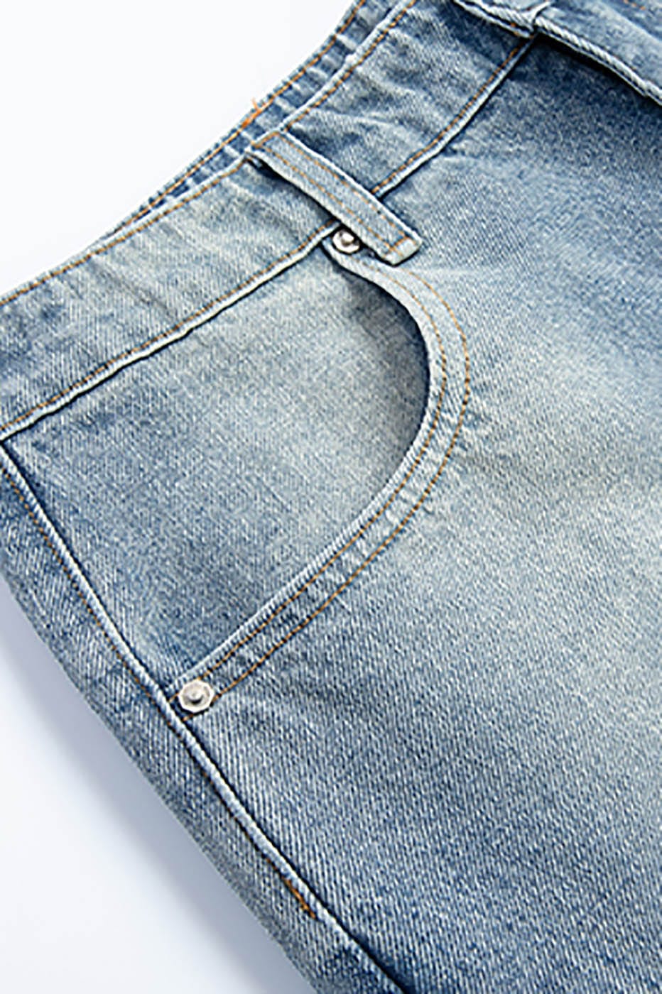 KREATE Inverted Denim Shorts, premium urban and streetwear designers apparel on PROJECTISR.com, KREATE