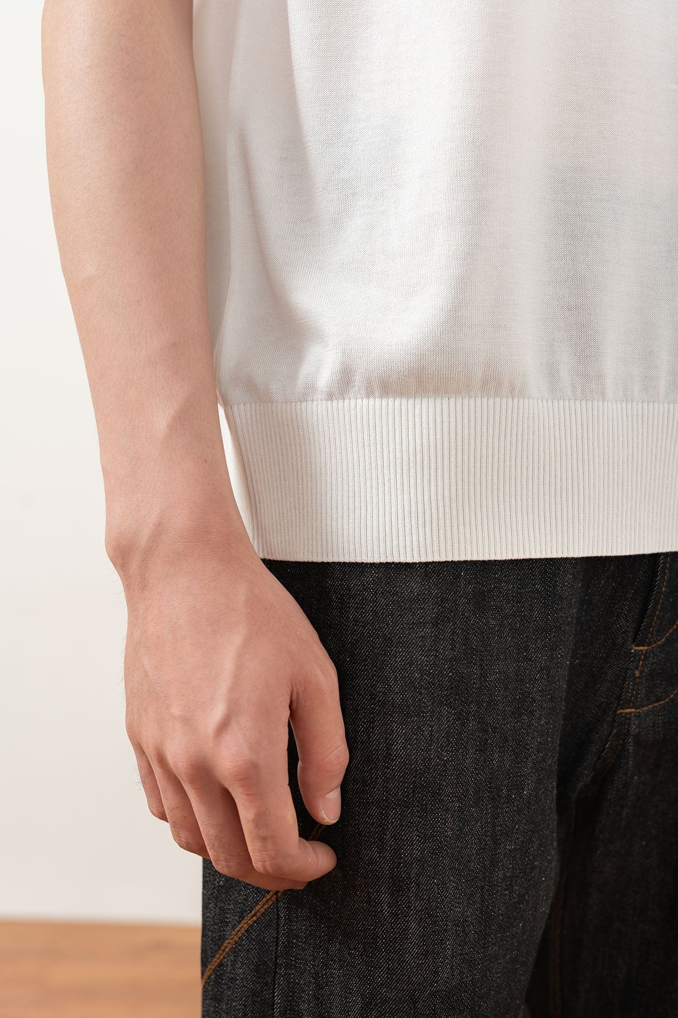 MOITIEDEPETALE Fair Isle Jacquard Tee, premium urban and streetwear designers apparel on PROJECTISR.com, MOITIEDEPETALE