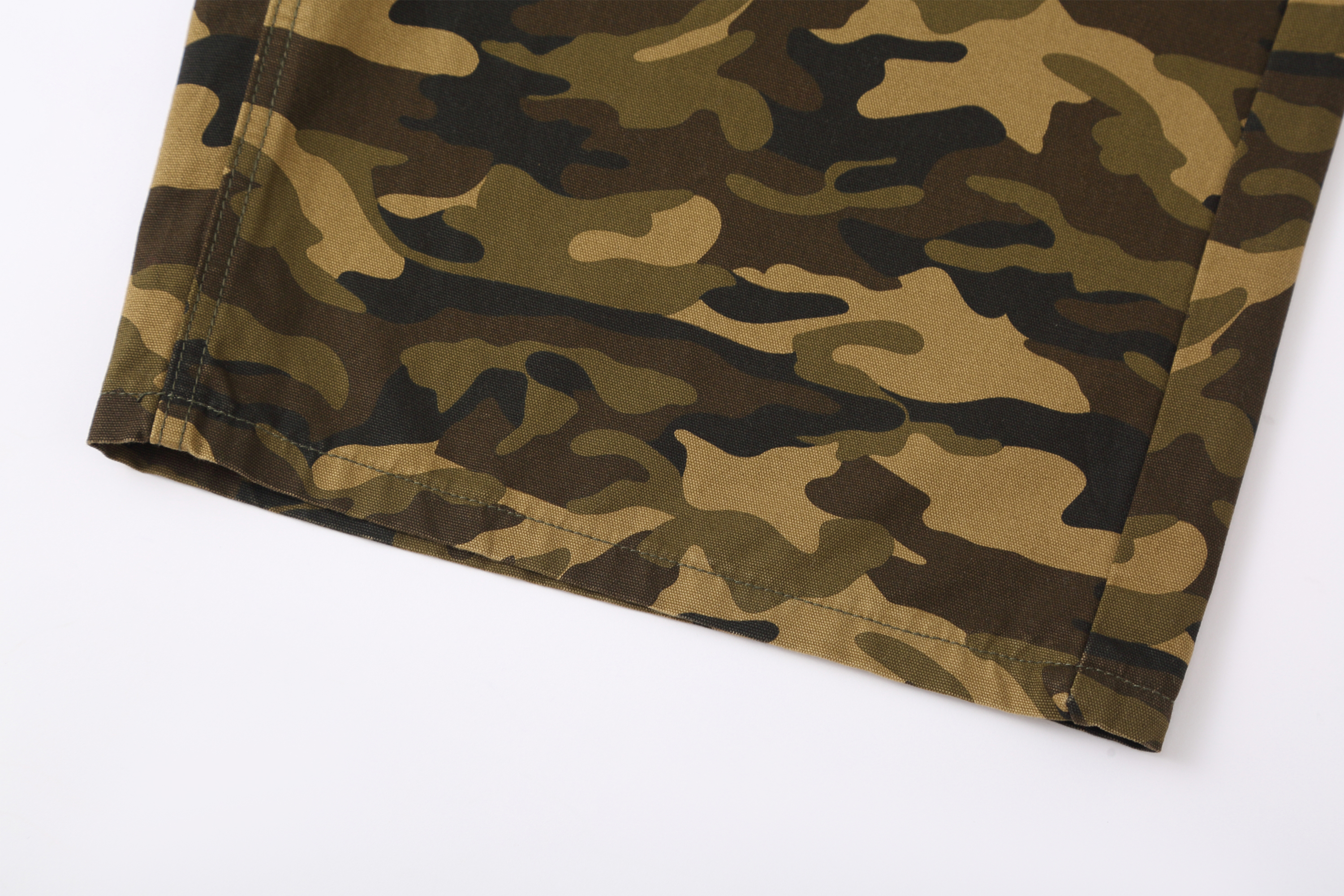 CLP Retro Camo Metal Clasp Denim Shorts