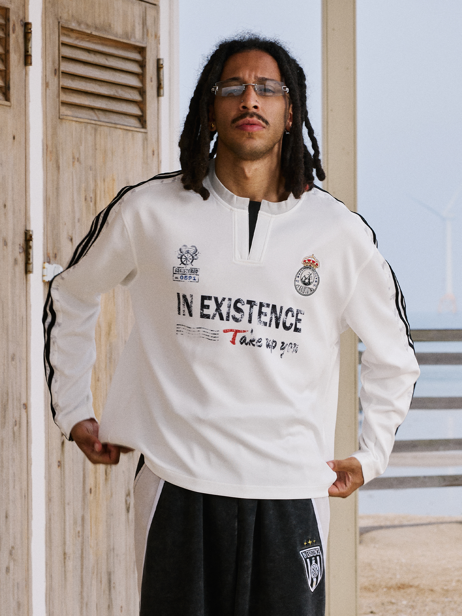IN EXISTENCE Retro Crest Graphic Jersey