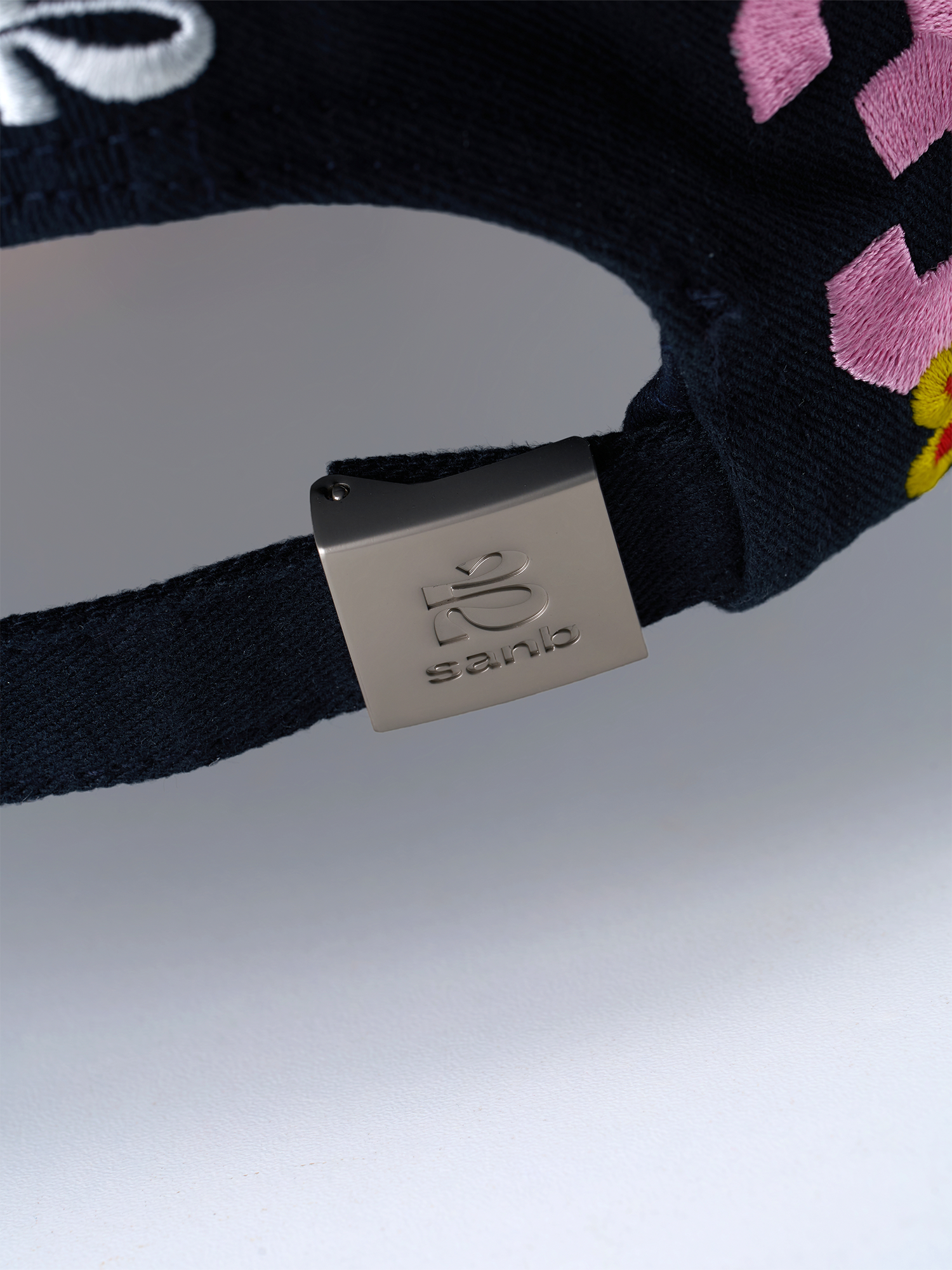 SANB Floral Embroidered Pillbox Cap