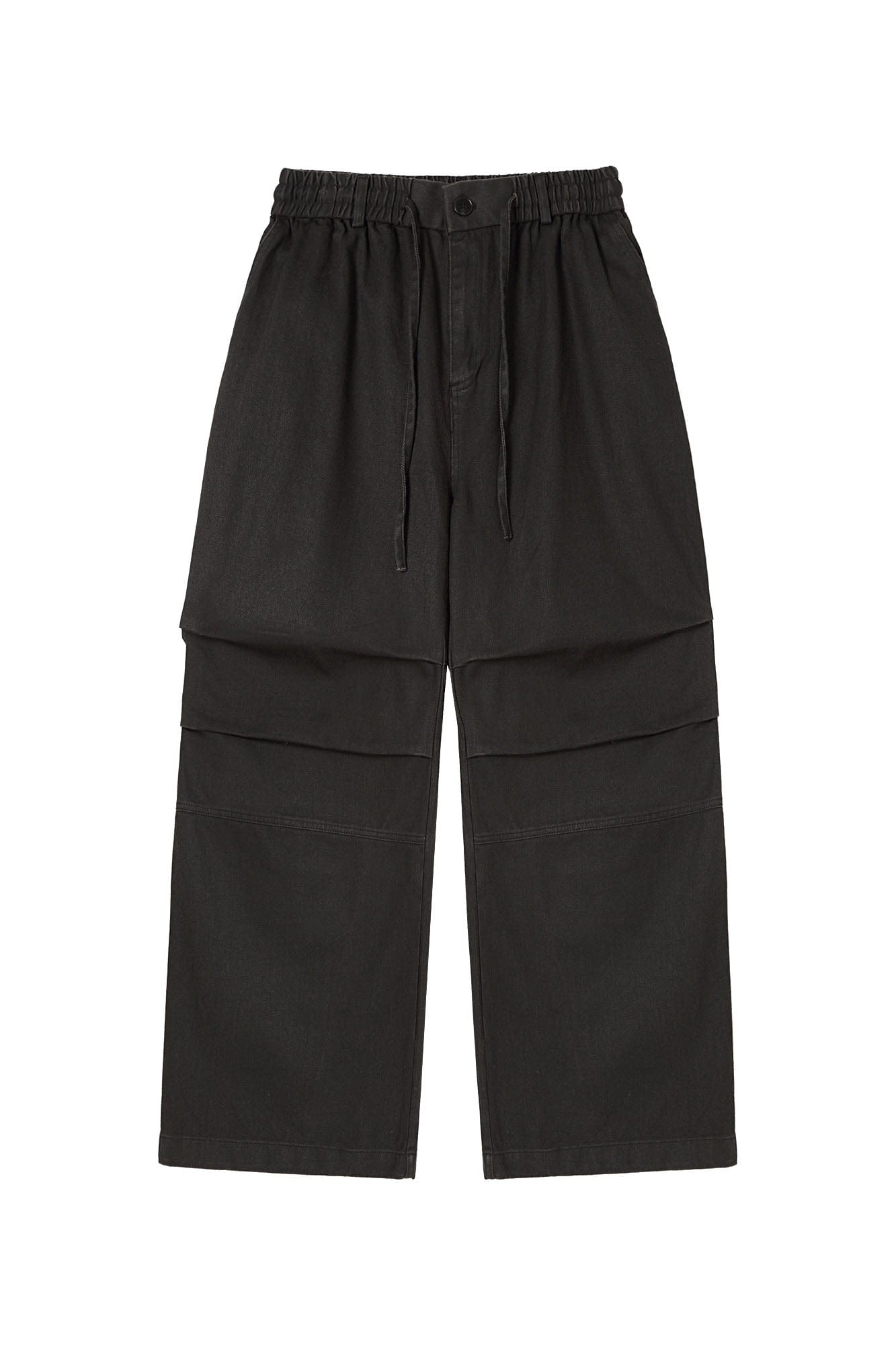 CLP Retro Pleated Knee Drawstring Oversized Jeans, premium urban and streetwear designers apparel on PROJECTISR.com, CLP