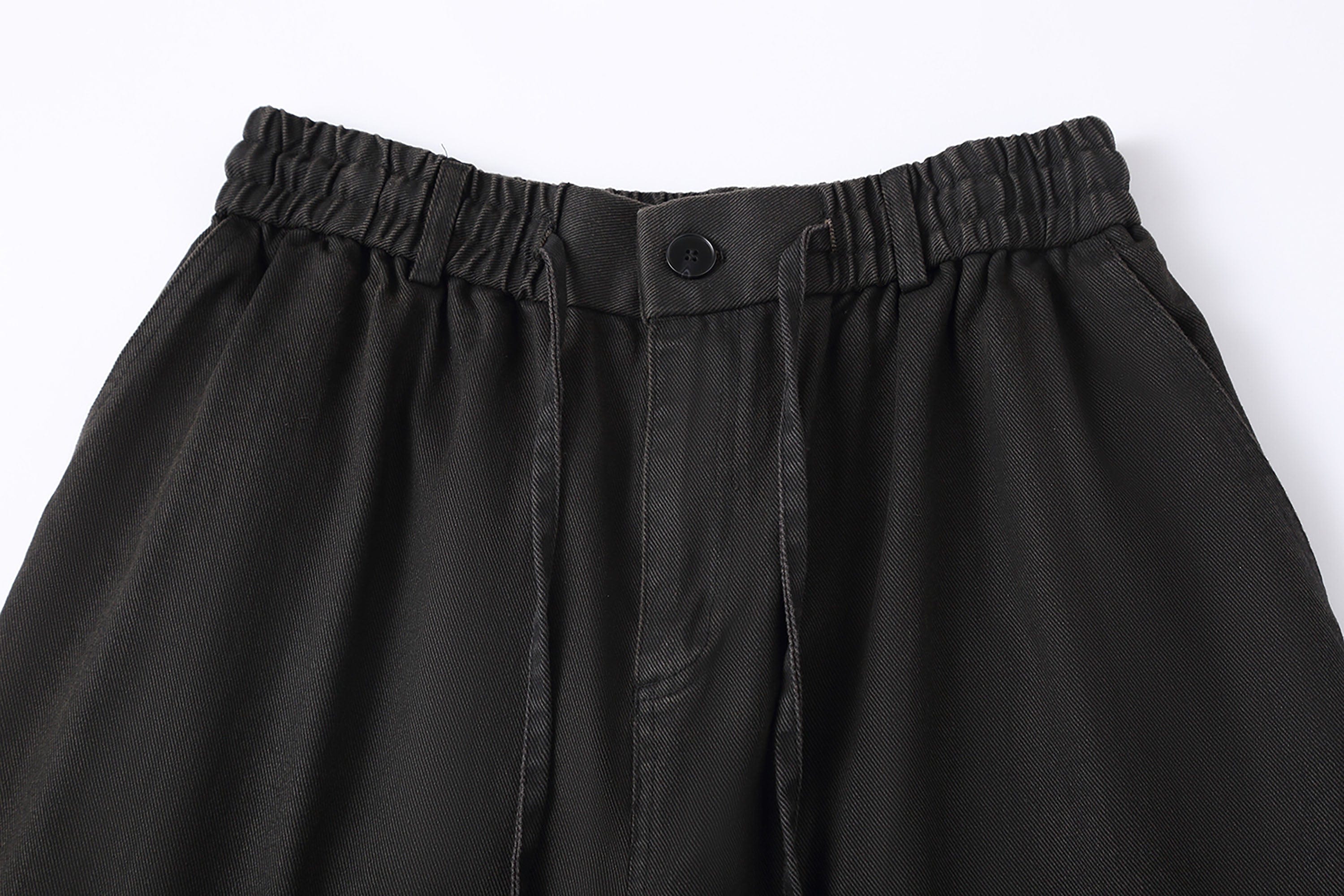 CLP Retro Pleated Knee Drawstring Oversized Jeans, premium urban and streetwear designers apparel on PROJECTISR.com, CLP