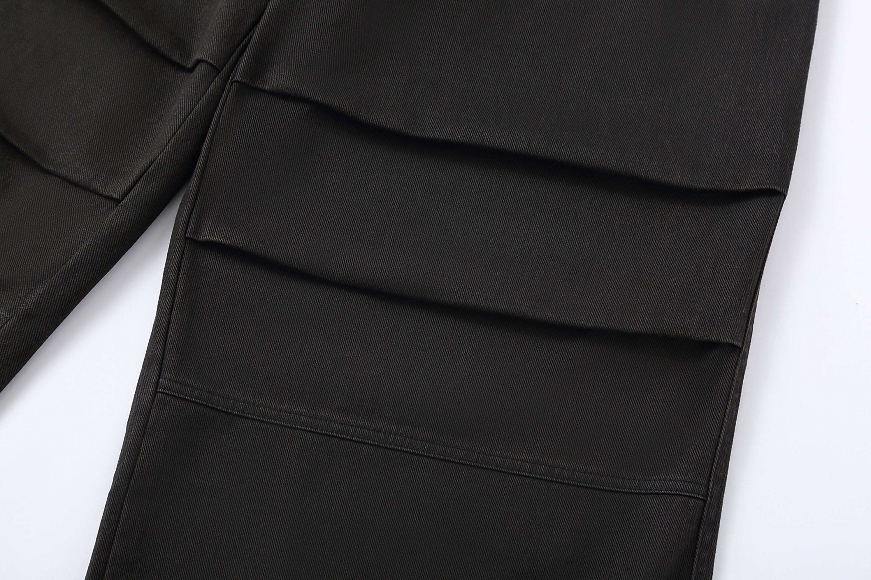 CLP Retro Pleated Knee Drawstring Oversized Jeans, premium urban and streetwear designers apparel on PROJECTISR.com, CLP