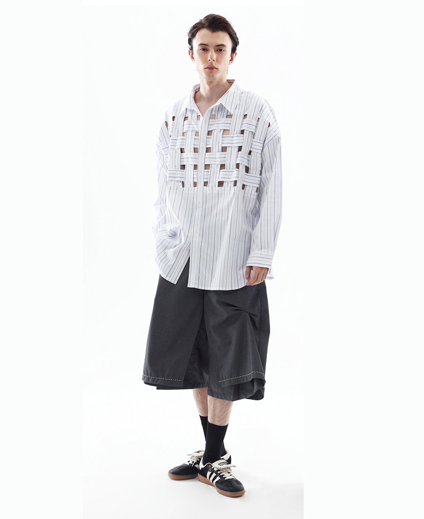 MIICHOUS Essential Pleated Oversize Shorts, premium urban and streetwear designers apparel on PROJECTISR.com, Miichous