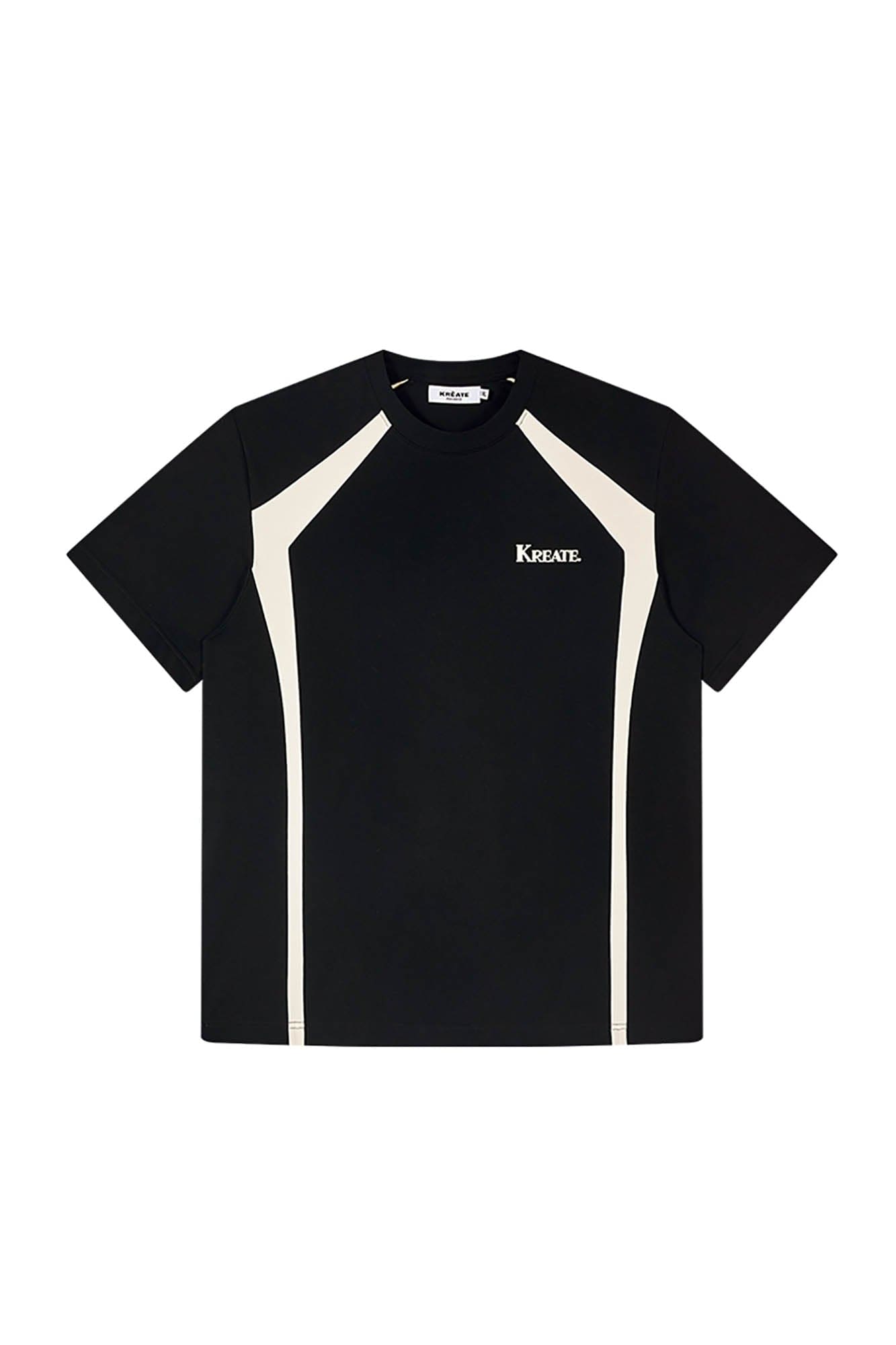 KREATE Obtuse Angle Spliced T-Shirt, premium urban and streetwear designers apparel on PROJECTISR.com, KREATE