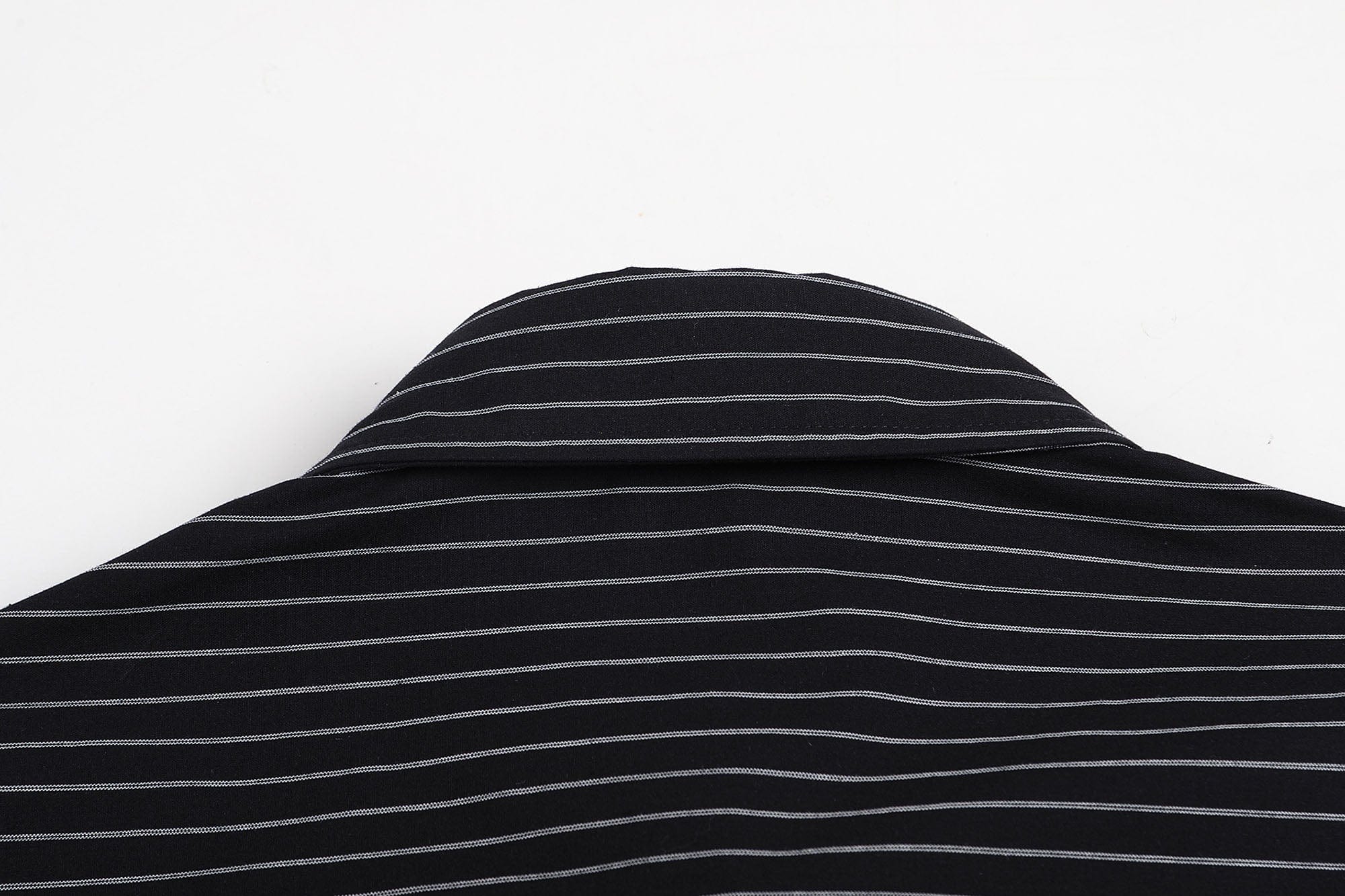 FACEONLAB Striped Patch-Pocket Poplin Shirt, premium urban and streetwear designers apparel on PROJECTISR.com, FACEONLAB