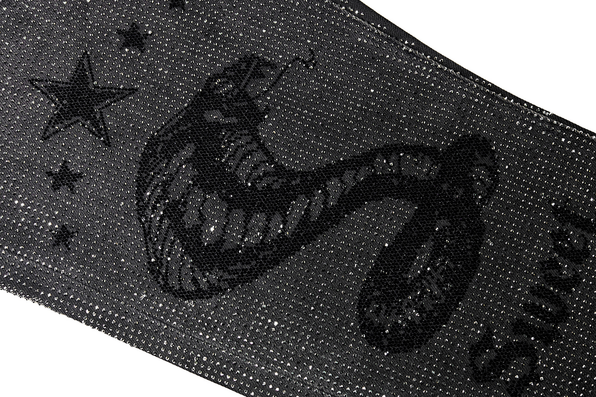 FACEONLAB Double-Headed Snake Studded Dirty-Washed Retro Jeans