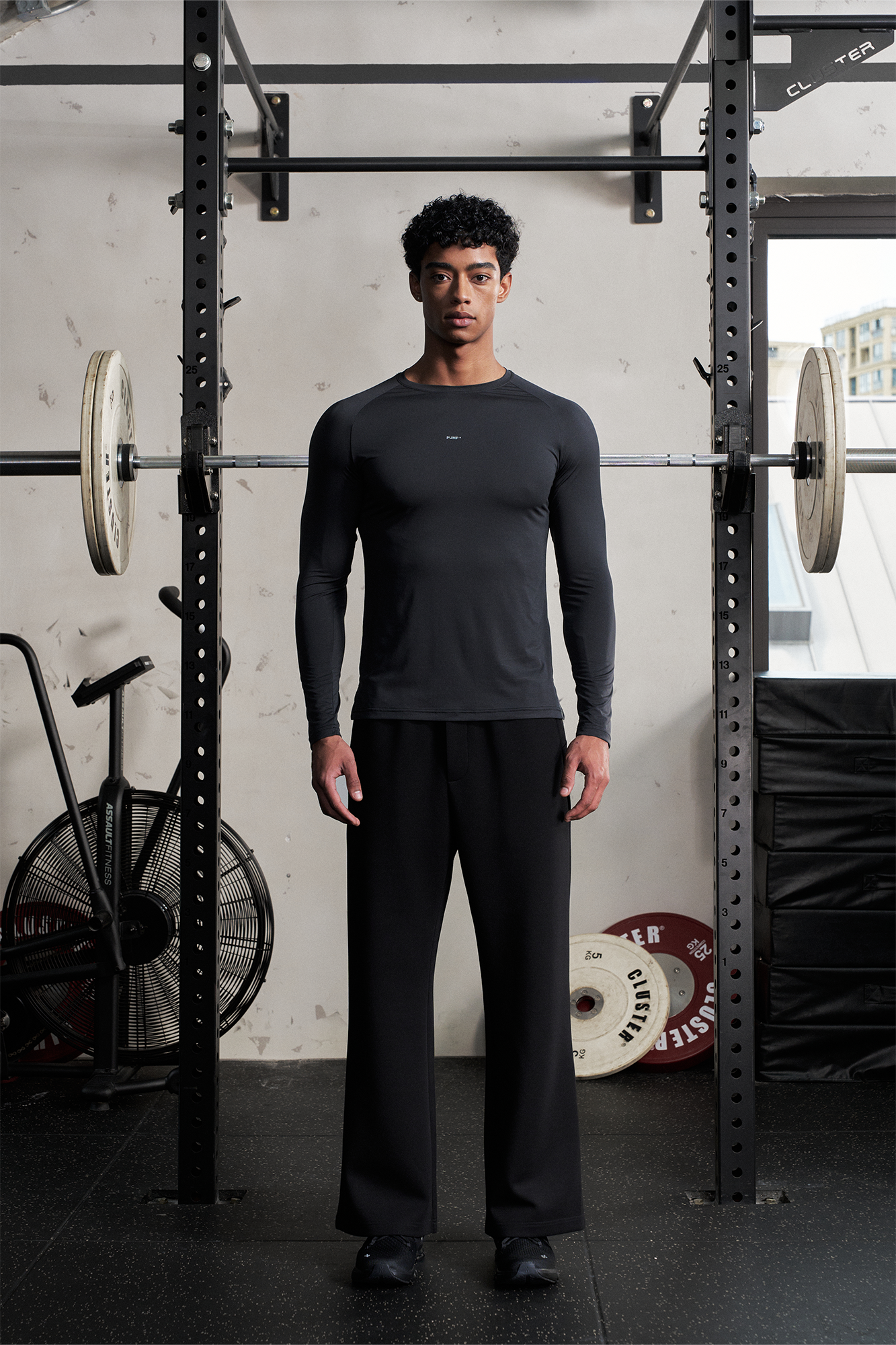 PUMPPLUS Antibacterial Quick-Dry Slim Long-Sleeve Tee, premium urban and streetwear designers apparel on PROJECTISR.com, PUMPPLUS