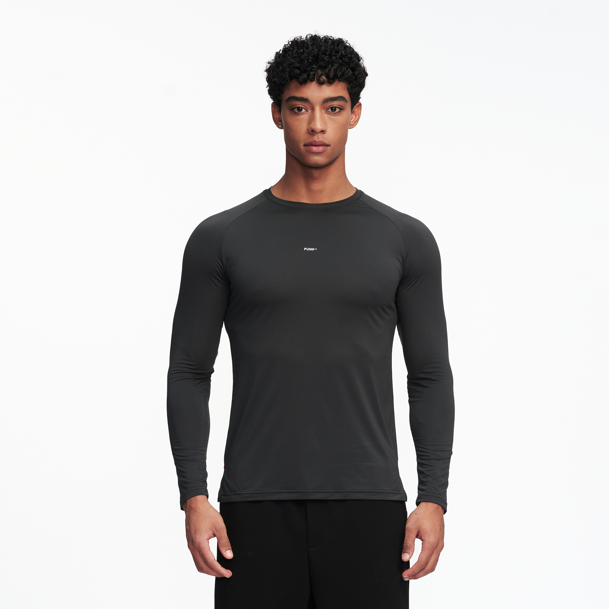 PUMPPLUS Antibacterial Quick-Dry Slim Long-Sleeve Tee, premium urban and streetwear designers apparel on PROJECTISR.com, PUMPPLUS