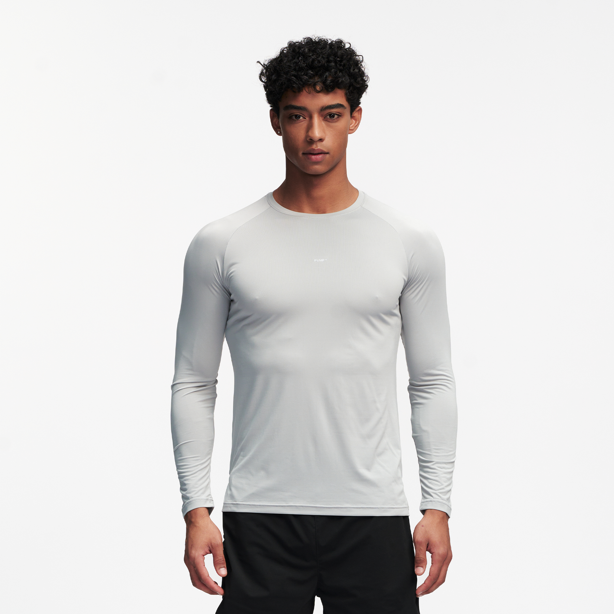 PUMPPLUS Antibacterial Quick-Dry Slim Long-Sleeve Tee, premium urban and streetwear designers apparel on PROJECTISR.com, PUMPPLUS