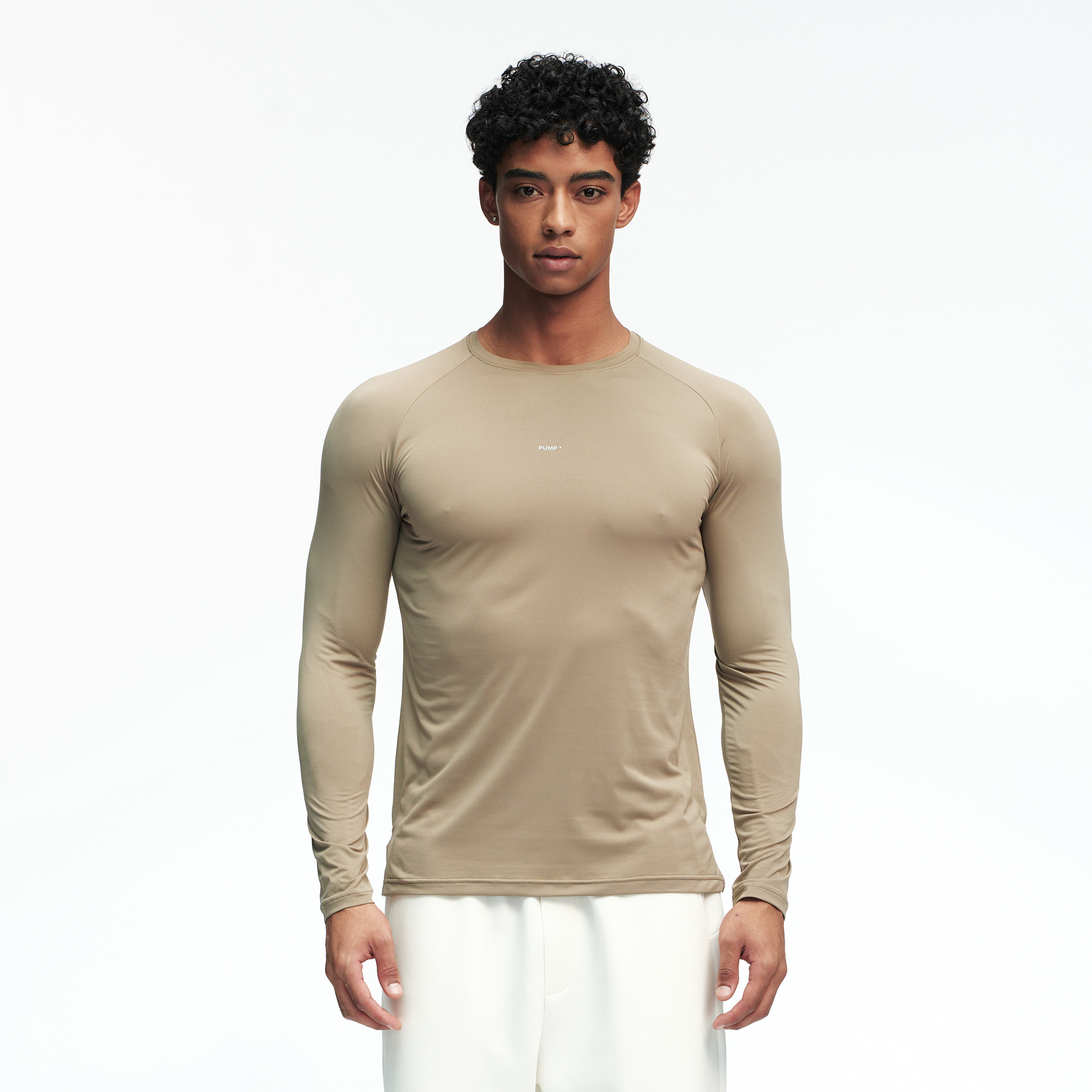 PUMPPLUS Antibacterial Quick-Dry Slim Long-Sleeve Tee, premium urban and streetwear designers apparel on PROJECTISR.com, PUMPPLUS