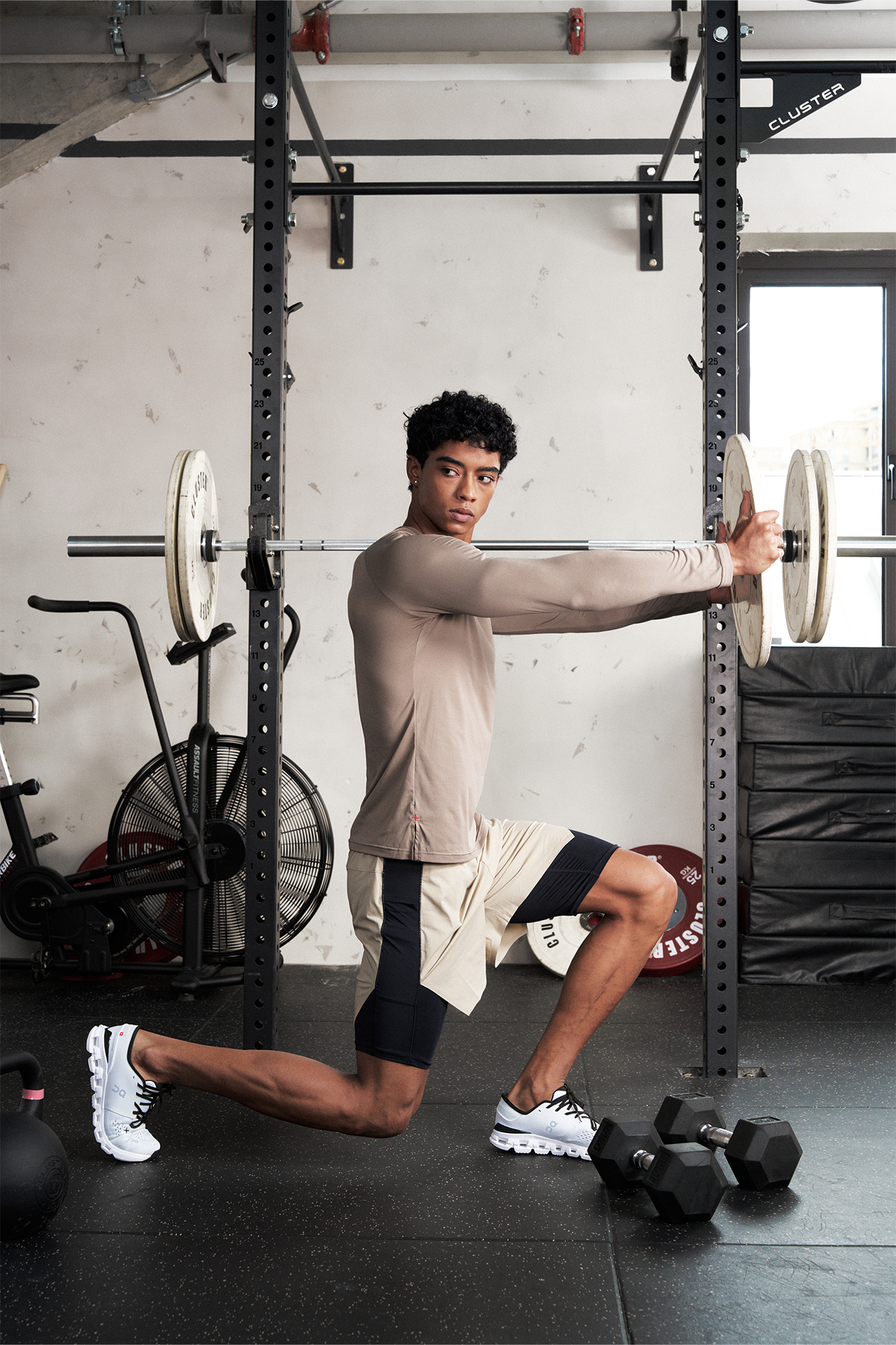 PUMPPLUS Quick-Dry Layered Training Shorts, premium urban and streetwear designers apparel on PROJECTISR.com, PUMPPLUS