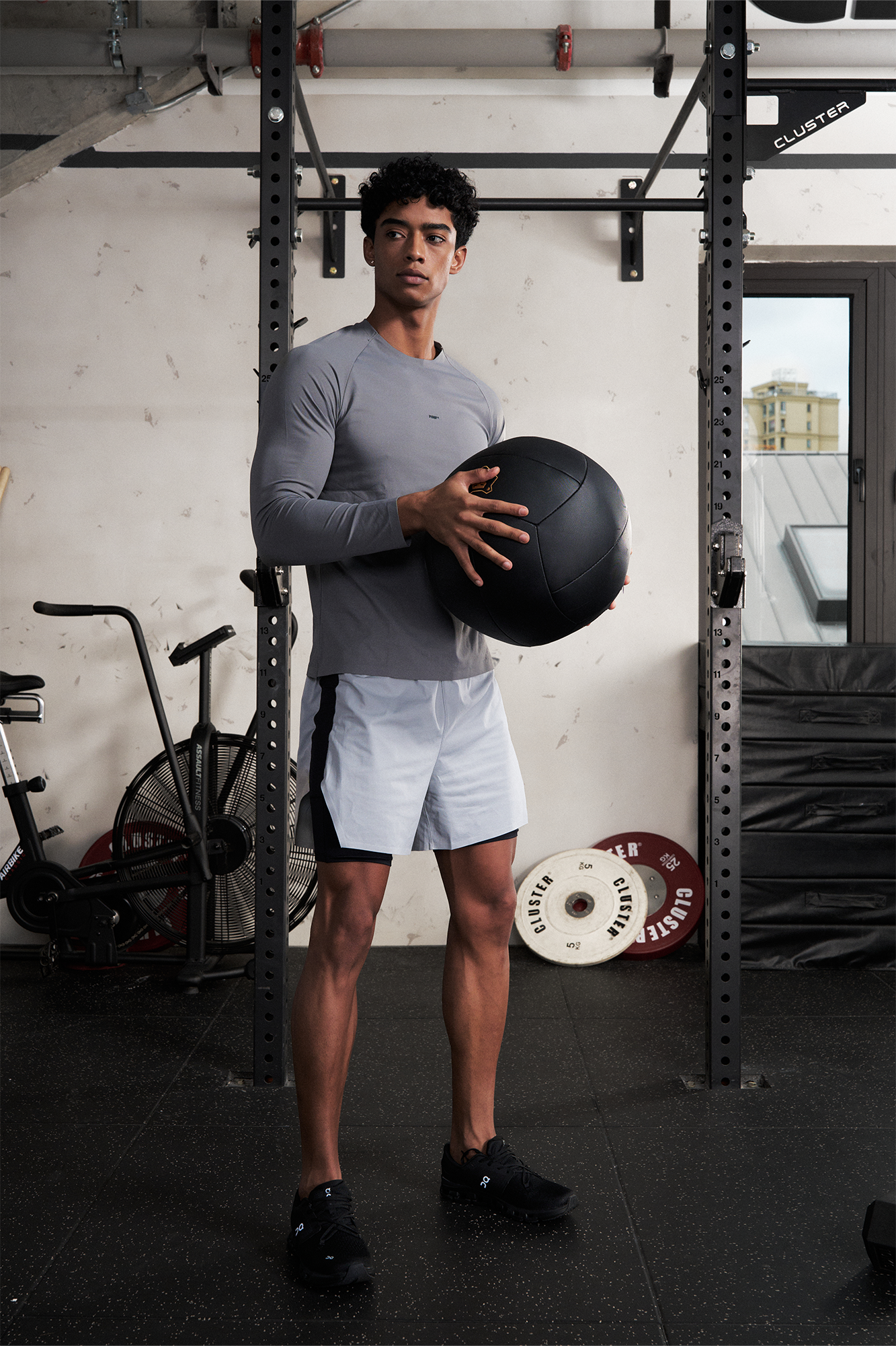PUMPPLUS Quick-Dry Layered Training Shorts, premium urban and streetwear designers apparel on PROJECTISR.com, PUMPPLUS