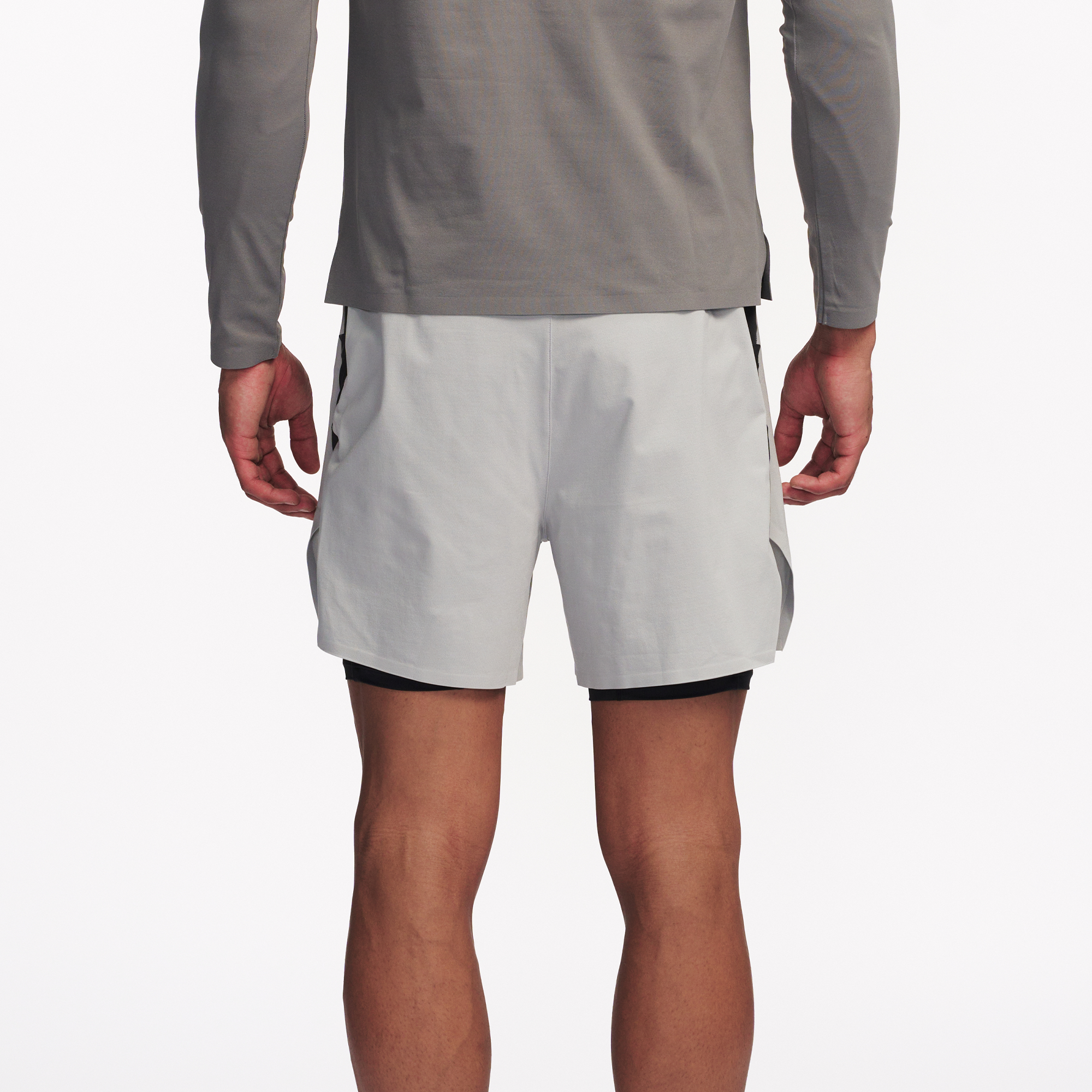 PUMPPLUS Quick-Dry Layered Training Shorts, premium urban and streetwear designers apparel on PROJECTISR.com, PUMPPLUS