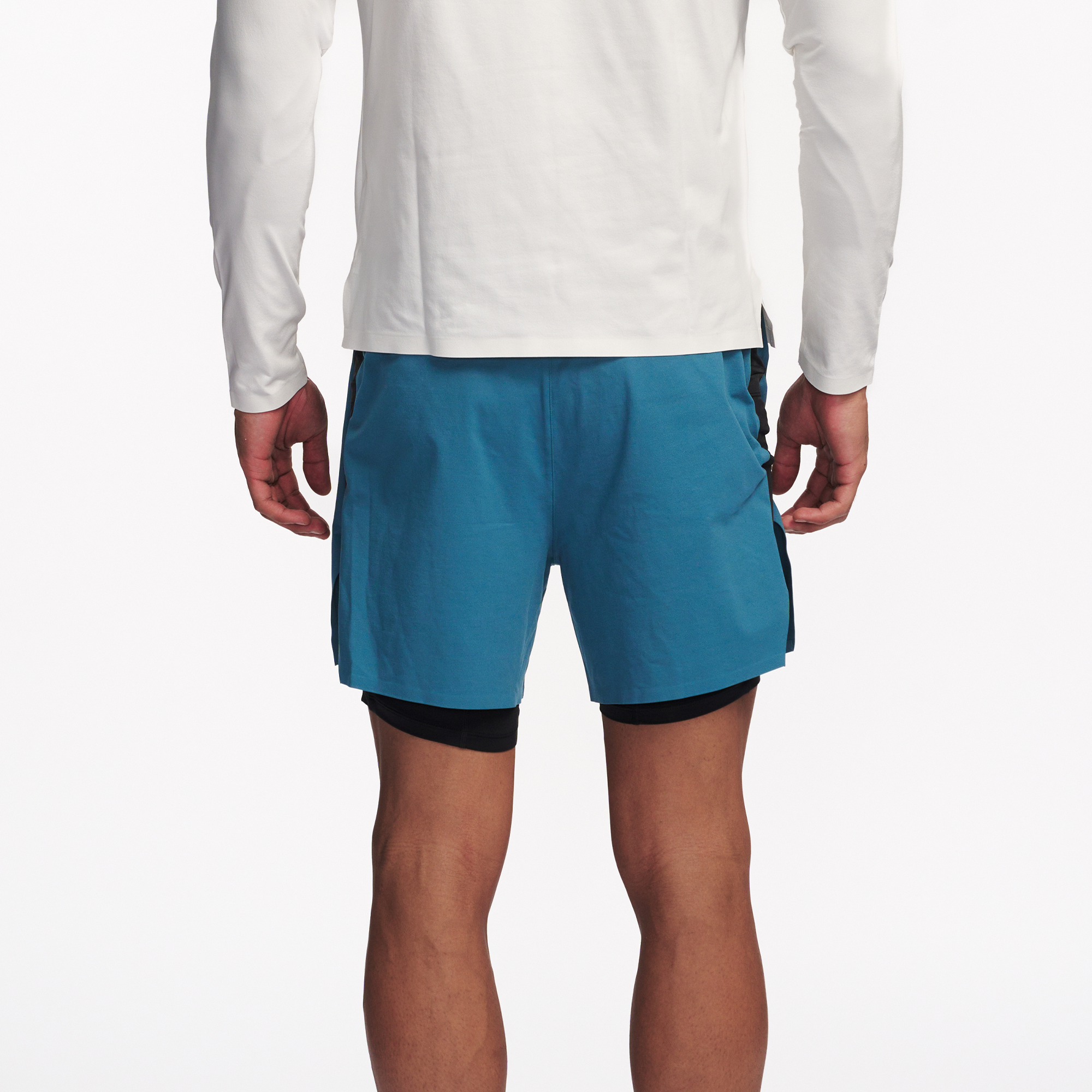 PUMPPLUS Quick-Dry Layered Training Shorts, premium urban and streetwear designers apparel on PROJECTISR.com, PUMPPLUS