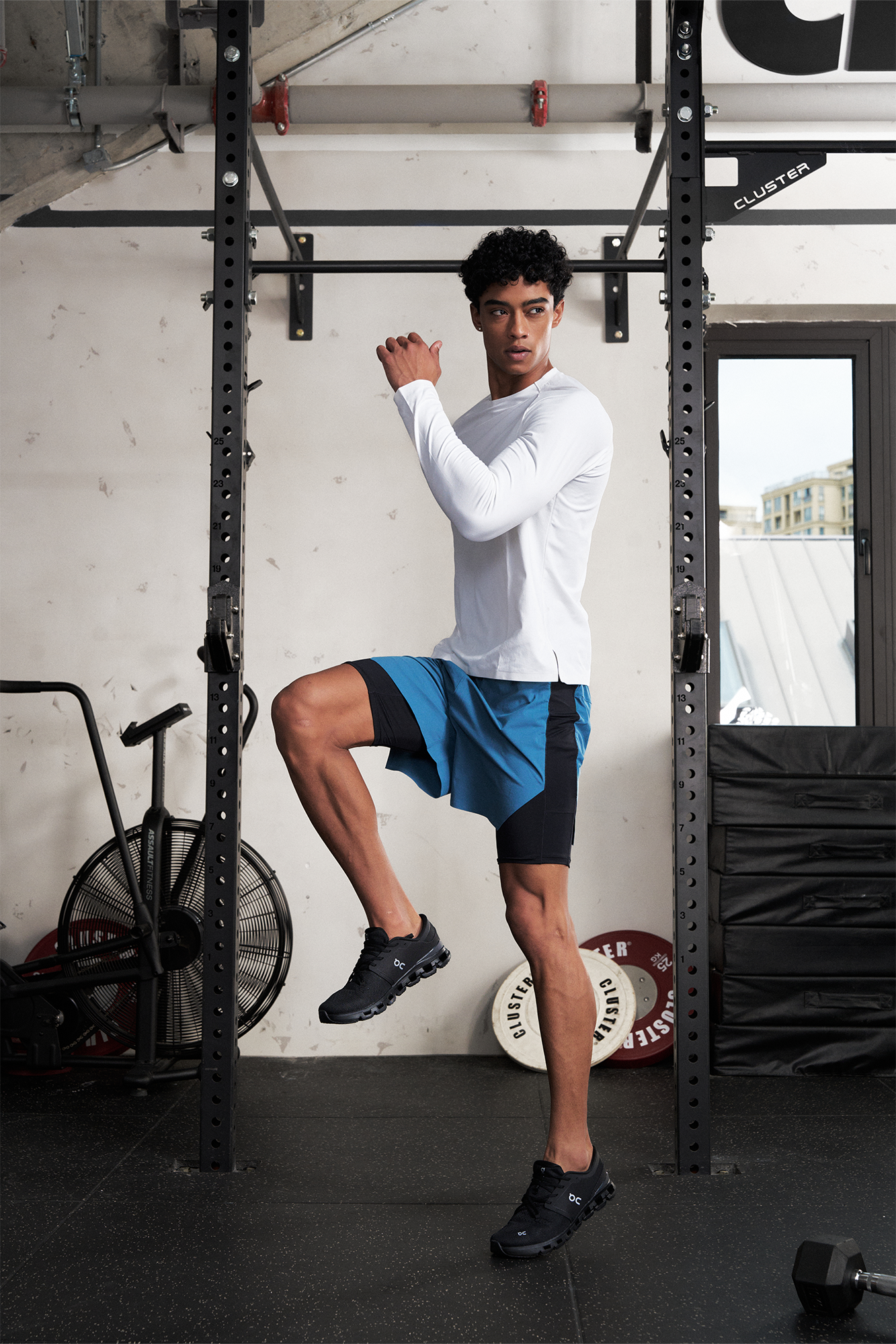 PUMPPLUS Quick-Dry Layered Training Shorts, premium urban and streetwear designers apparel on PROJECTISR.com, PUMPPLUS