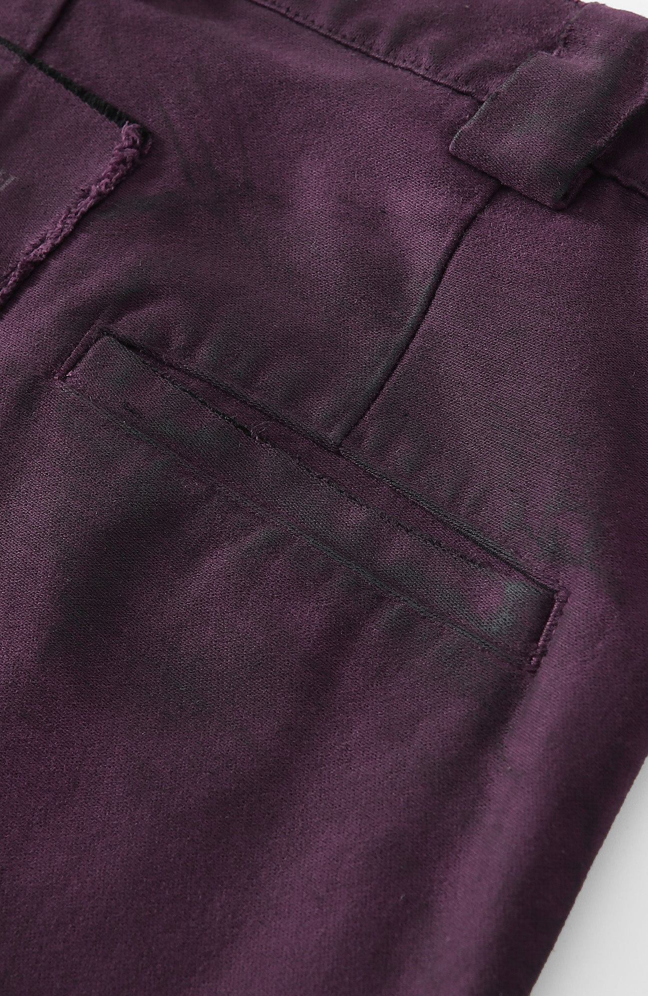 RICHILL Distressed Patchwork Moleskin Straight-Leg Pants, premium urban and streetwear designers apparel on PROJECTISR.com, RICHILL
