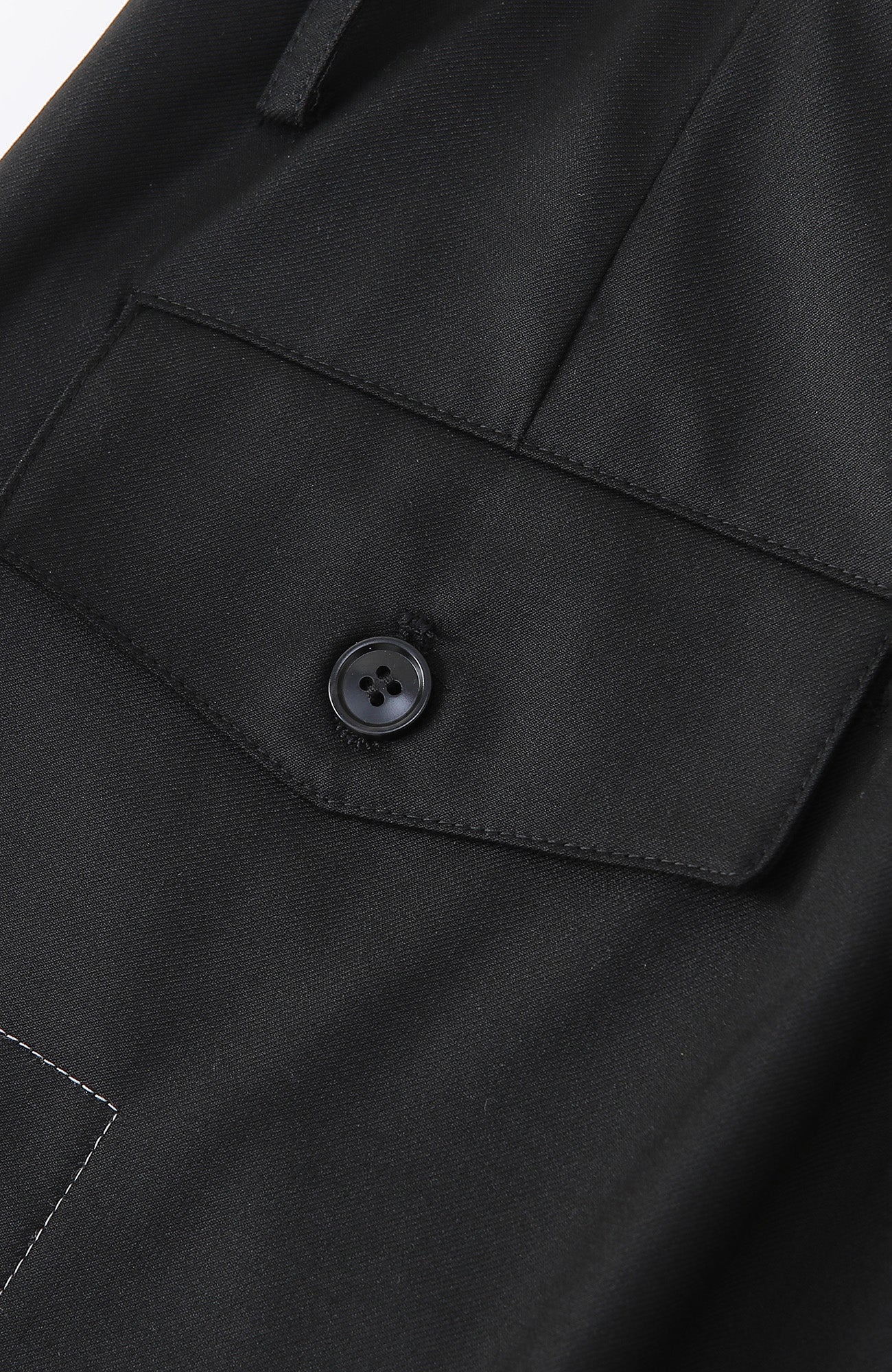 RICHILL Abstract Stitch Patch Wide-Leg Wool Trousers, premium urban and streetwear designers apparel on PROJECTISR.com, RICHILL