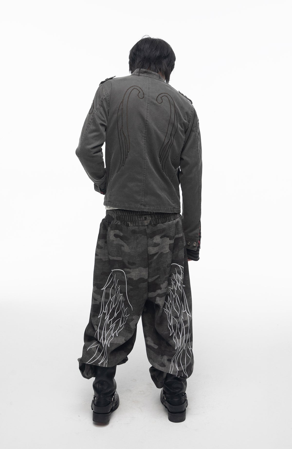 SADSOUP Retro Camo Baggy Sweatpants