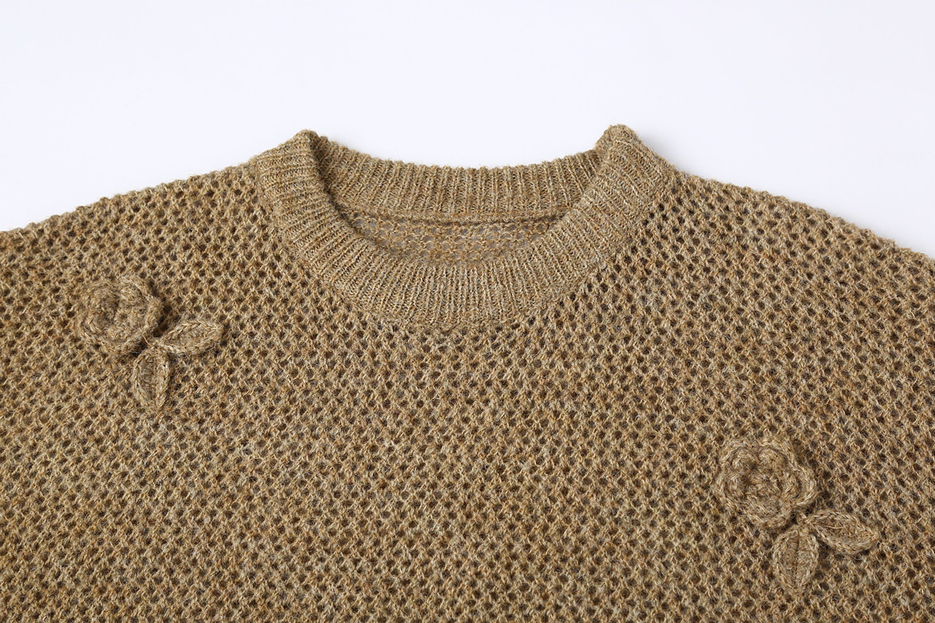 CLP Crochet Rose Wool-Blend Sweater, premium urban and streetwear designers apparel on PROJECTISR.com, CLP