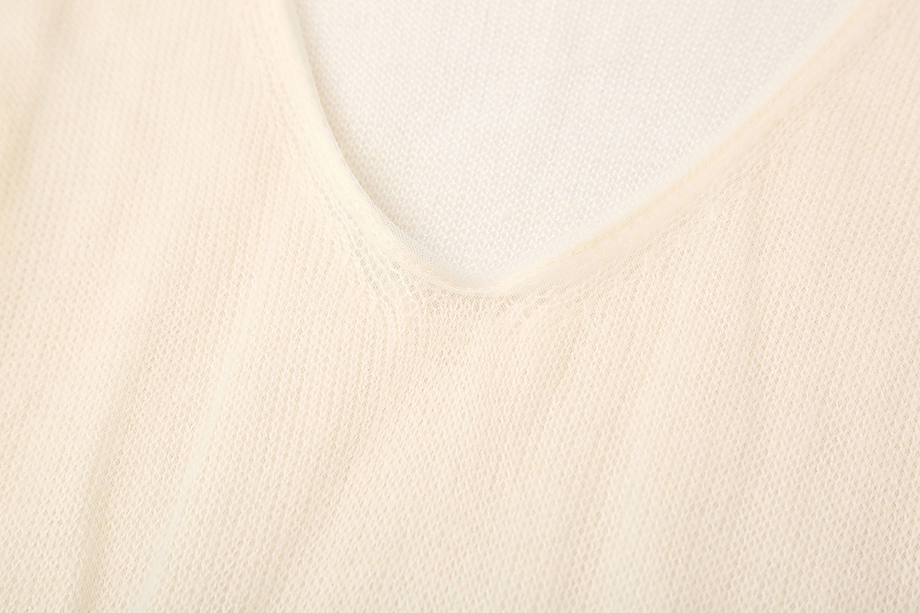 CLP Sheer-Layered V-Neck Oversized Tank Top, premium urban and streetwear designers apparel on PROJECTISR.com, CLP