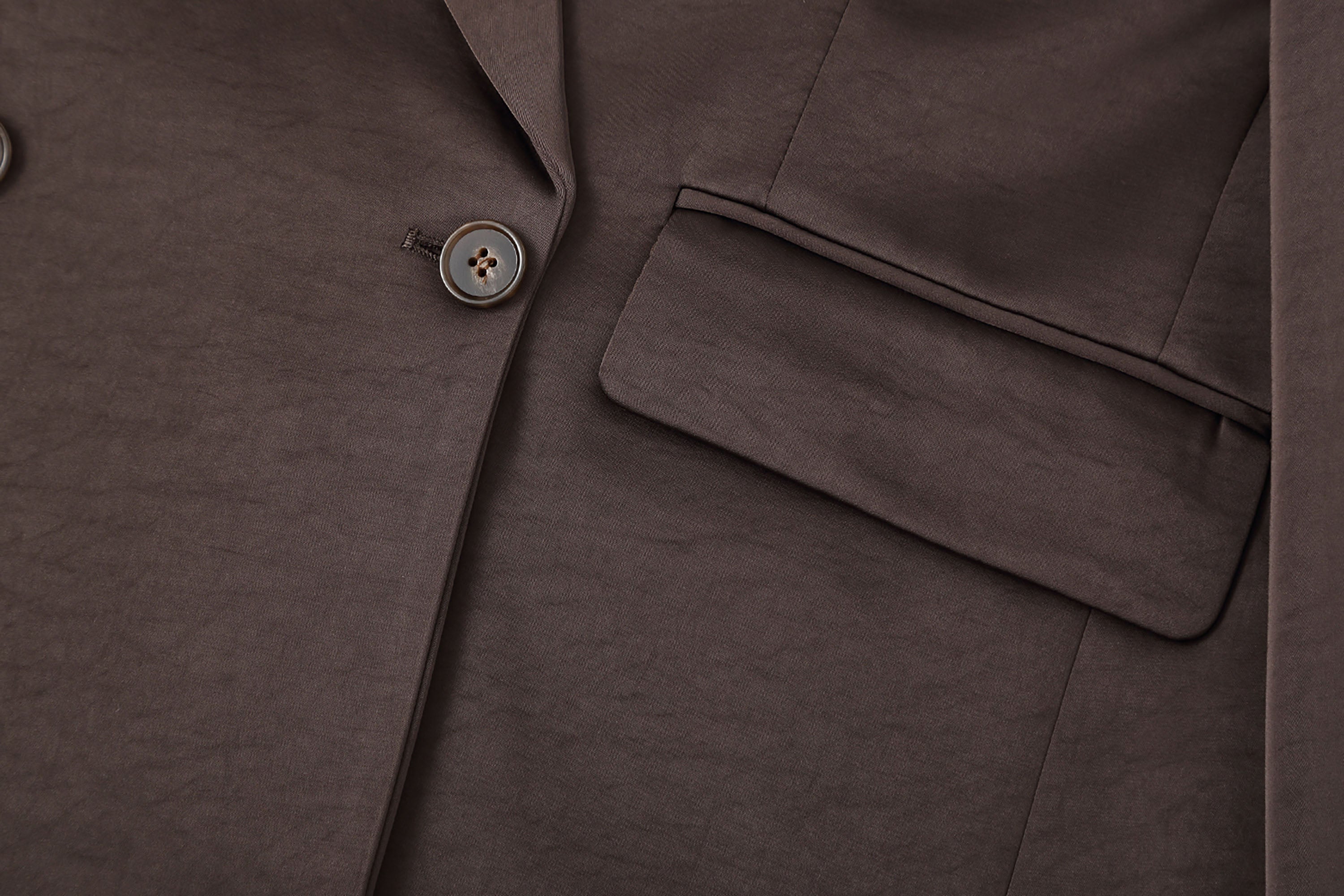 CLP Satin Double-Breasted Oversized Blazer, premium urban and streetwear designers apparel on PROJECTISR.com, CLP