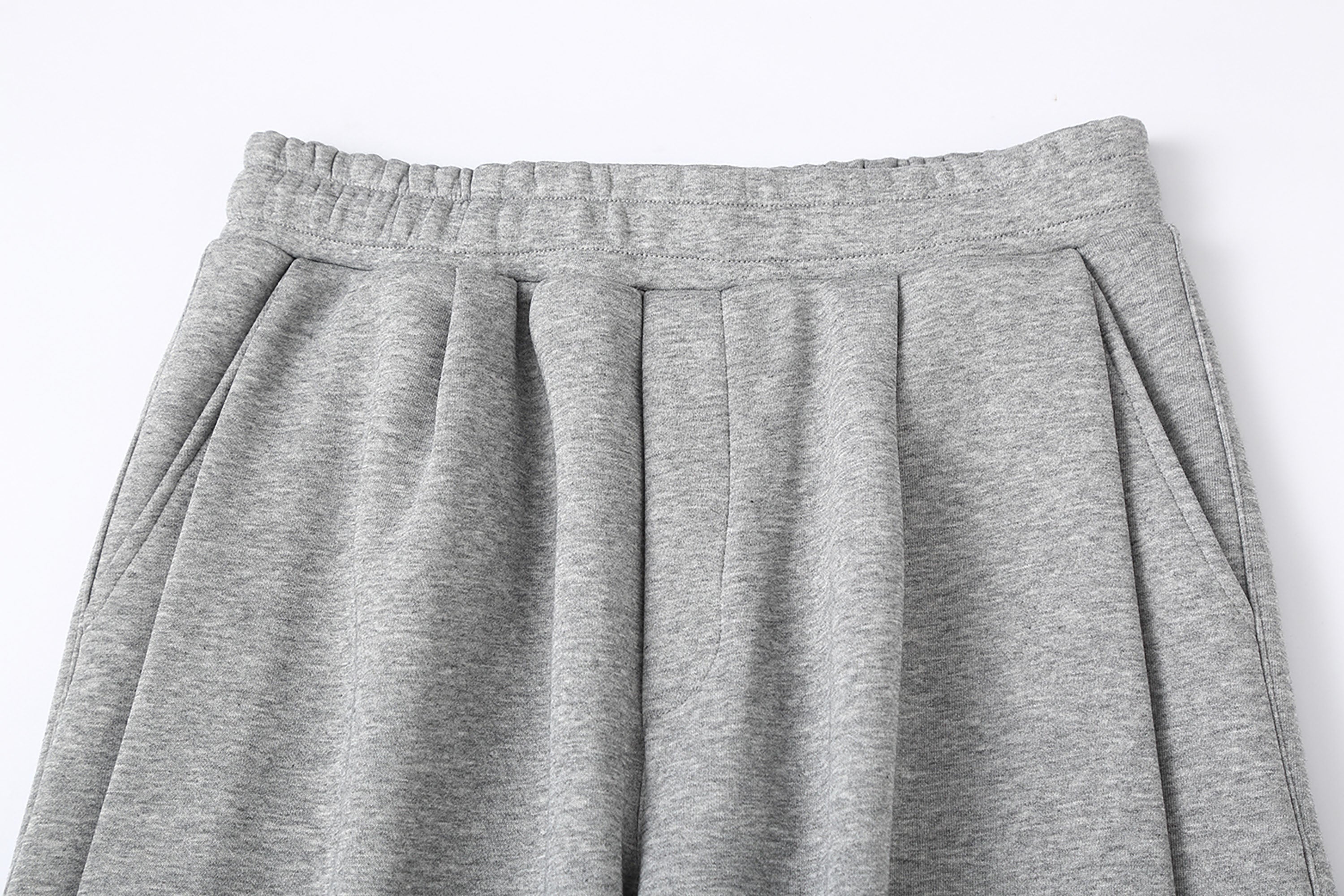 CLP Pleated Wide-Leg Sweatpants