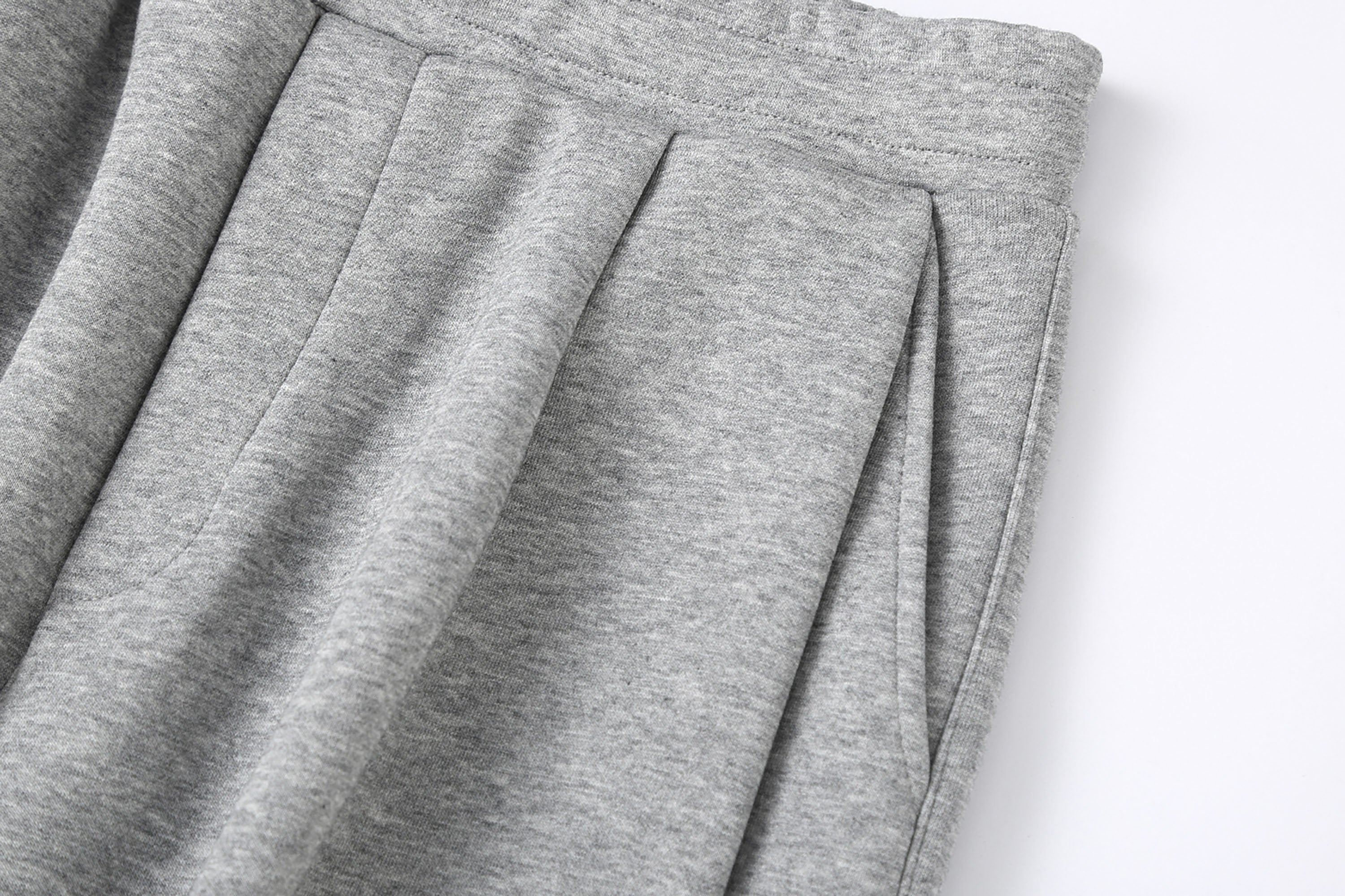 CLP Pleated Wide-Leg Sweatpants