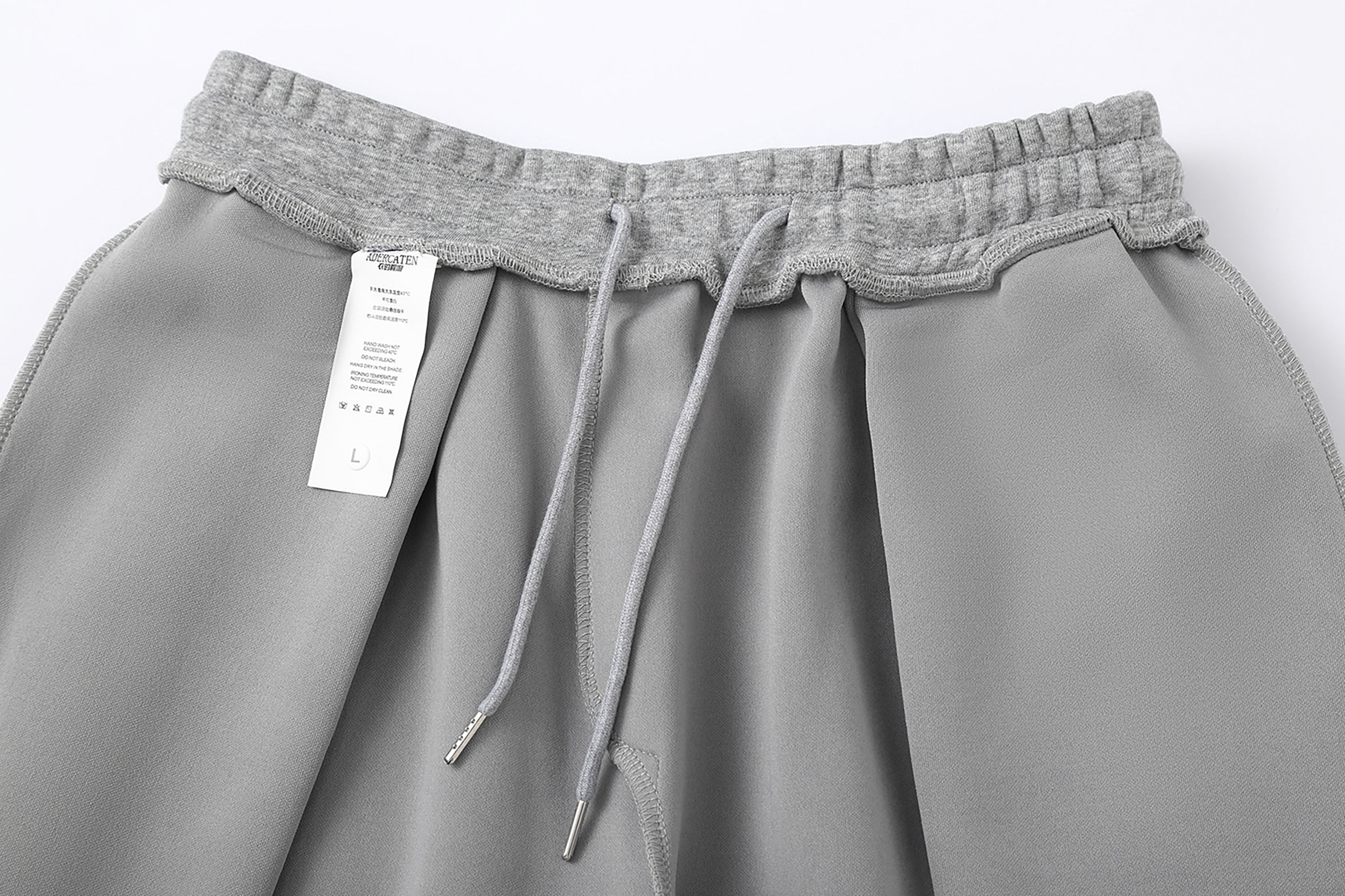 CLP Pleated Wide-Leg Sweatpants