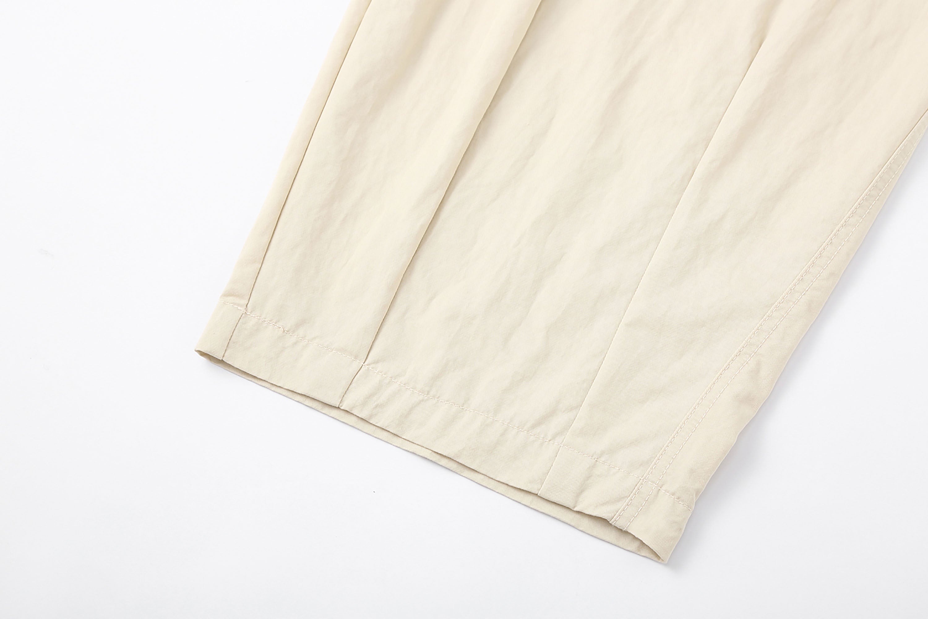 CLP Slanted Pockets Pleated Oversized Pants