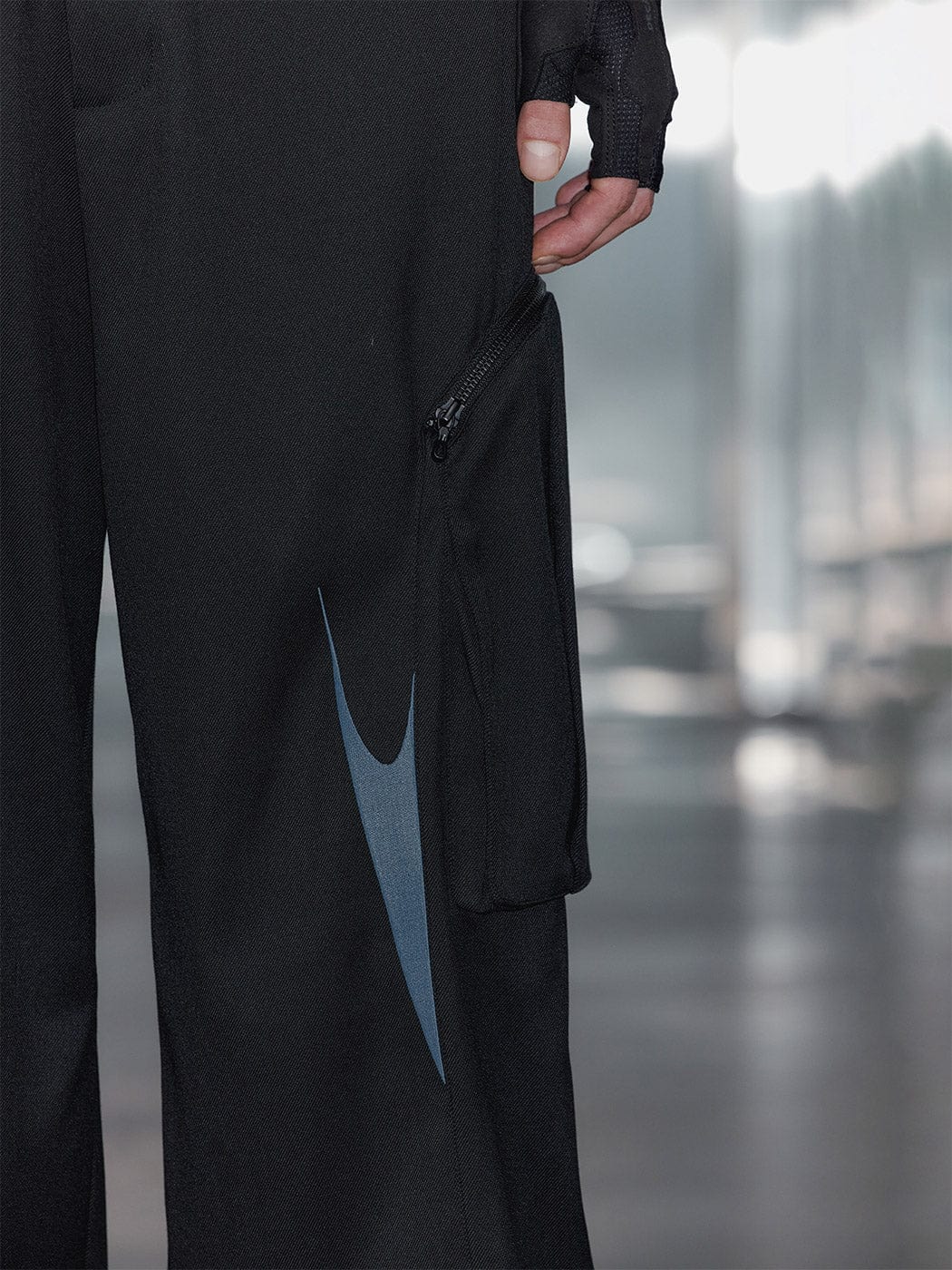 49PERCENT Embroidered Arrows Cargo Suit Pants, premium urban and streetwear designers apparel on PROJECTISR.com, 49PERCENT