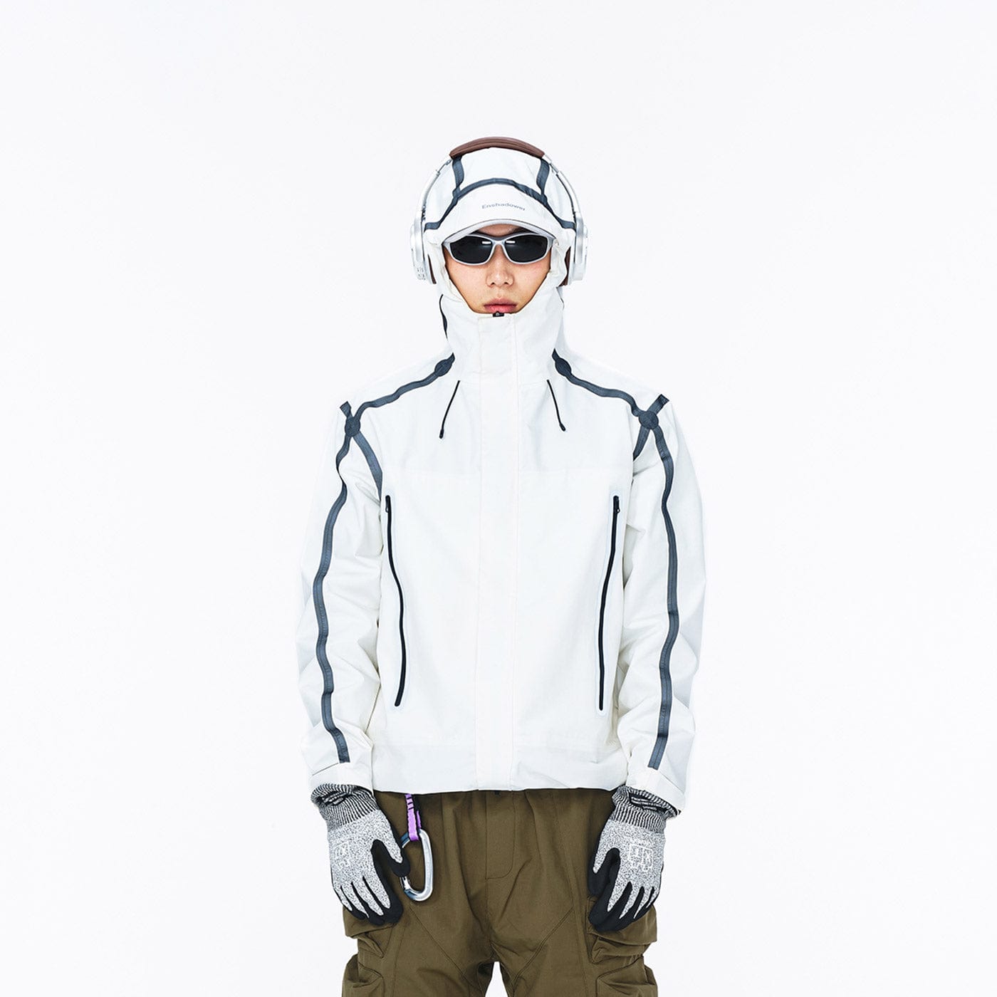 ENSHADOWER Teflon Reflective Water-Proof Windbreaker Type 1, premium urban and streetwear designers apparel on PROJECTISR.com, ENSHADOWER