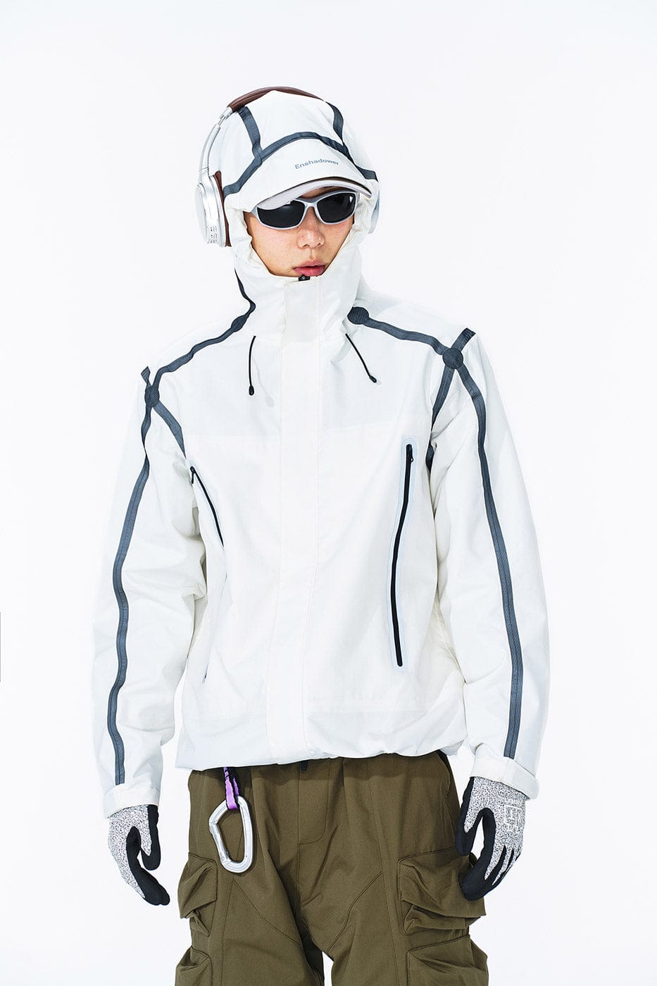ENSHADOWER Teflon Reflective Water-Proof Windbreaker Type 1, premium urban and streetwear designers apparel on PROJECTISR.com, ENSHADOWER