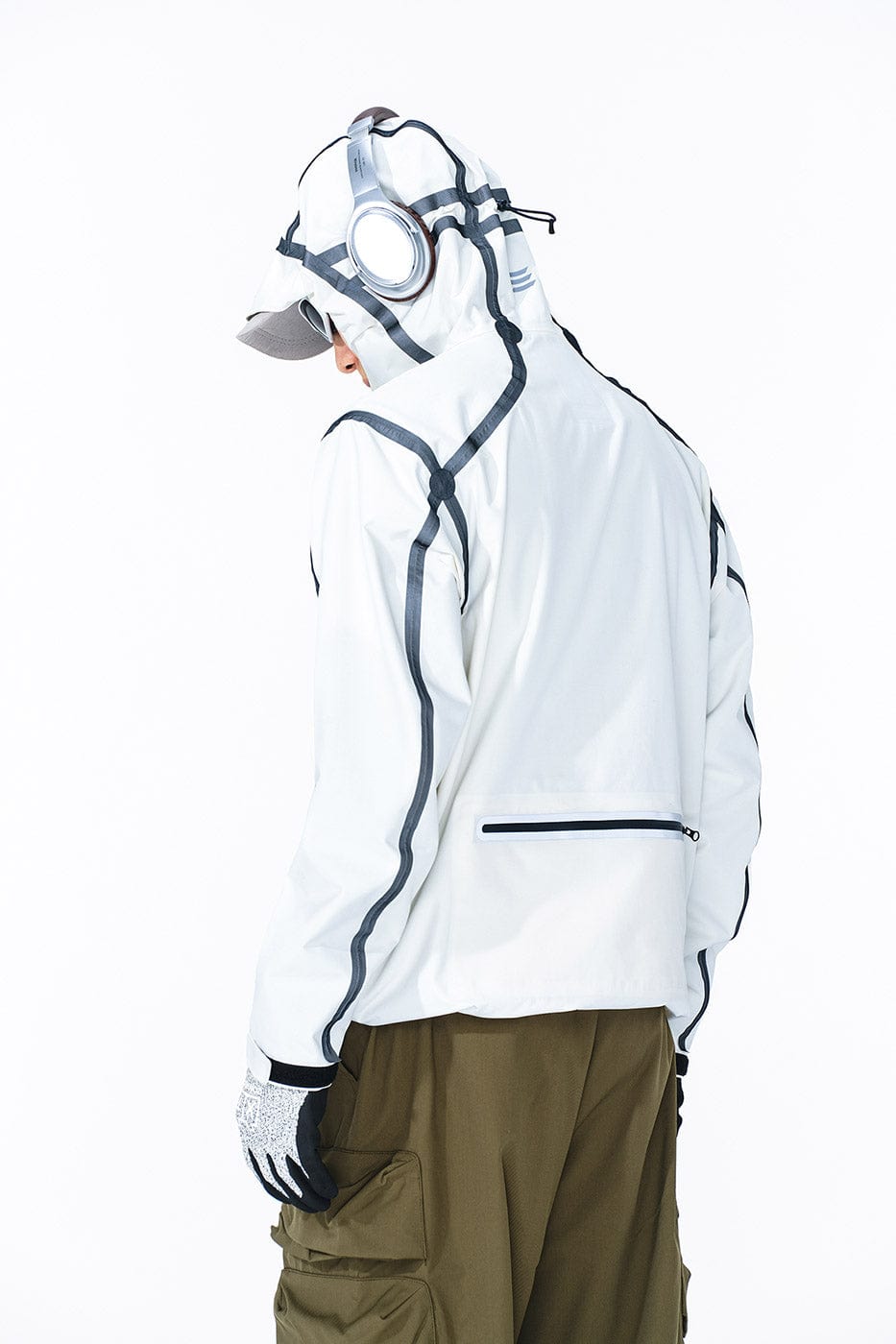 ENSHADOWER Teflon Reflective Water-Proof Windbreaker Type 1, premium urban and streetwear designers apparel on PROJECTISR.com, ENSHADOWER