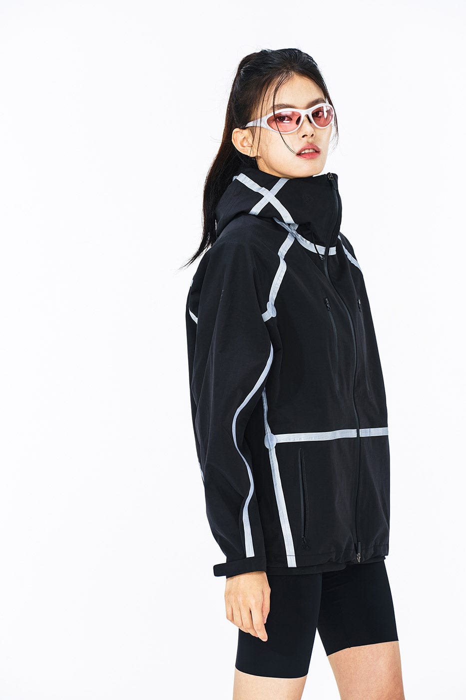 ENSHADOWER Teflon Reflective Water-Proof Windbreaker Type 2, premium urban and streetwear designers apparel on PROJECTISR.com, ENSHADOWER