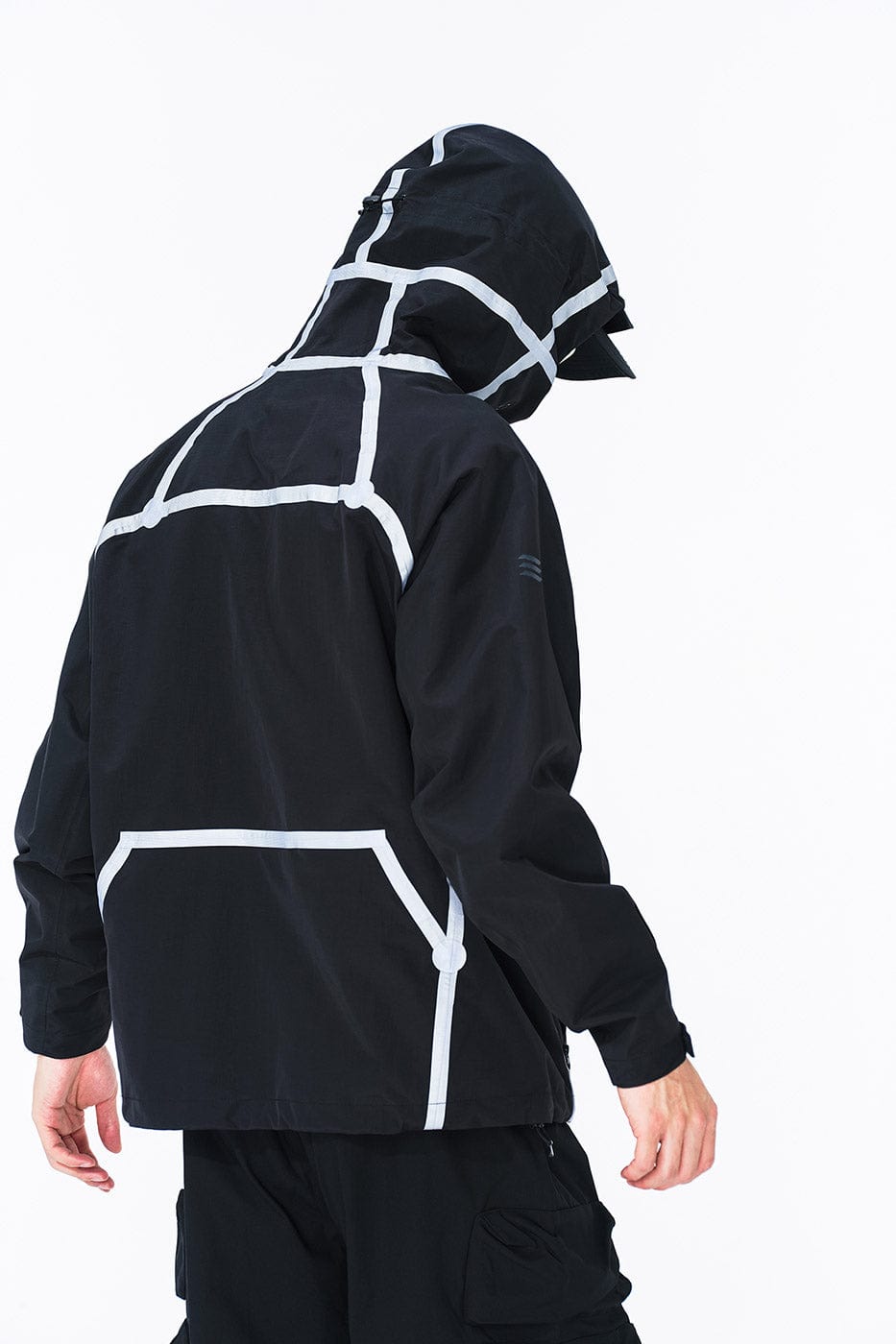ENSHADOWER Teflon Reflective Water-Proof Windbreaker Type 2, premium urban and streetwear designers apparel on PROJECTISR.com, ENSHADOWER