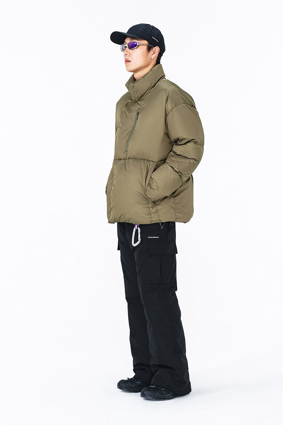 ENSHADOWER Puffer Flared Ski Pants, premium urban and streetwear designers apparel on PROJECTISR.com, ENSHADOWER