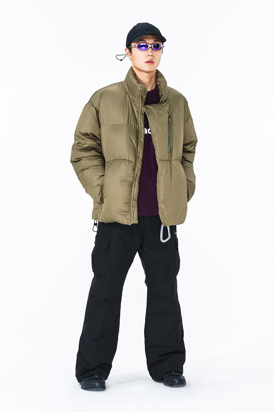 ENSHADOWER Asymmetric Magnetic Snap Down Jacket, premium urban and streetwear designers apparel on PROJECTISR.com, ENSHADOWER