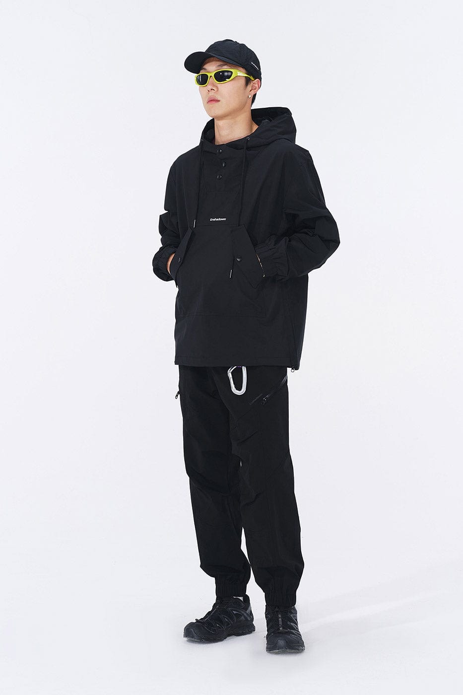 ENSHADOWER Crinkled & Pleated Zipper Jogger, premium urban and streetwear designers apparel on PROJECTISR.com, ENSHADOWER