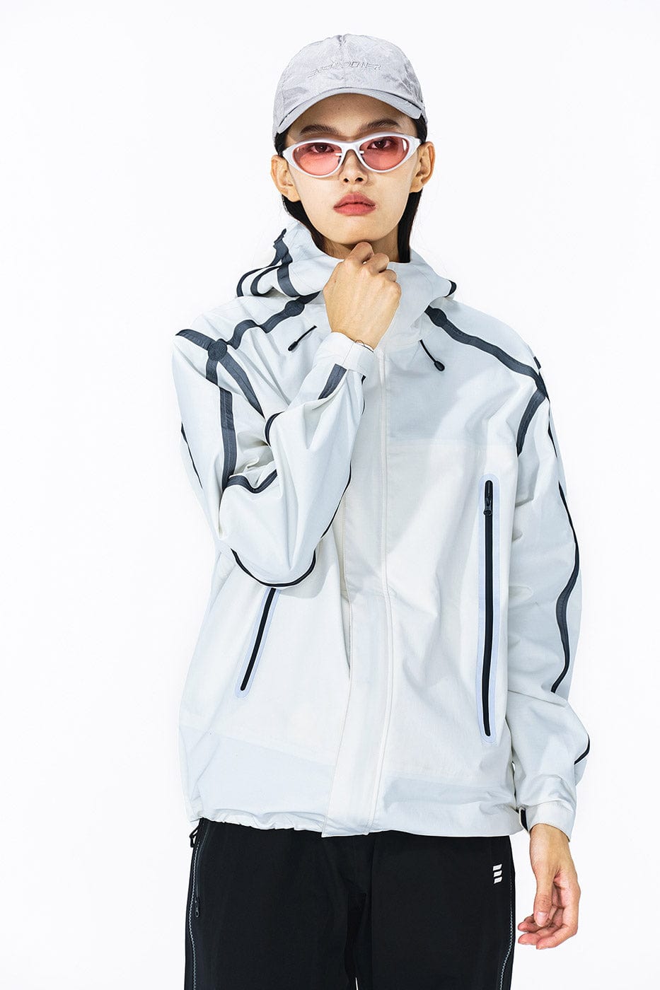 ENSHADOWER Teflon Reflective Water-Proof Windbreaker Type 1, premium urban and streetwear designers apparel on PROJECTISR.com, ENSHADOWER
