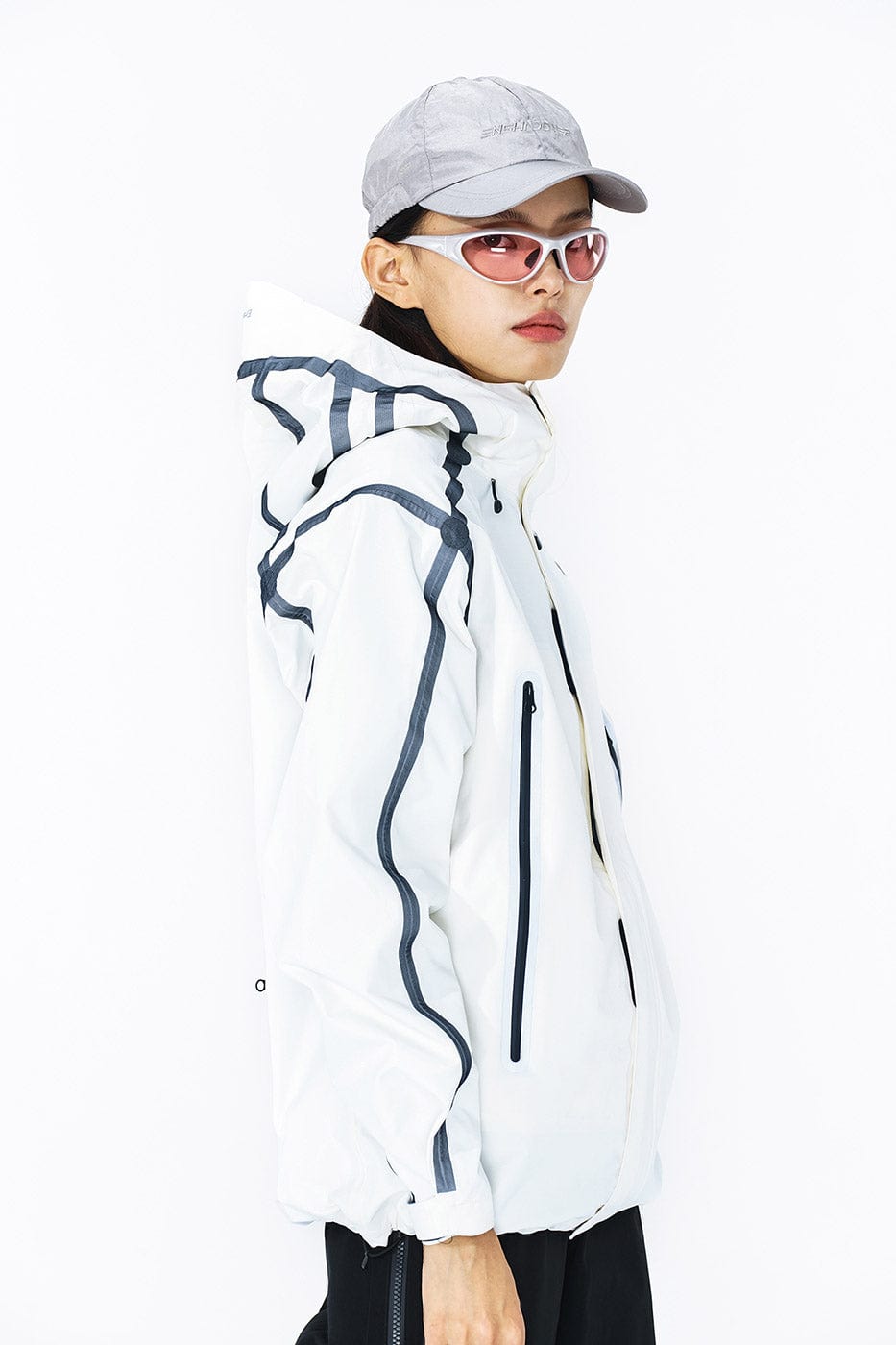 ENSHADOWER Teflon Reflective Water-Proof Windbreaker Type 1, premium urban and streetwear designers apparel on PROJECTISR.com, ENSHADOWER