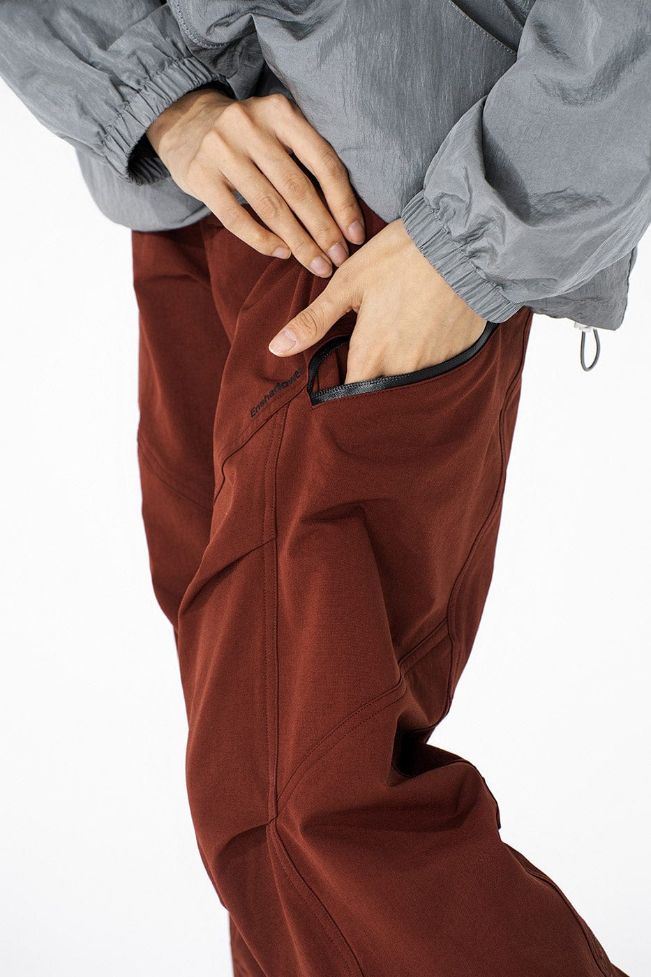 ENSHADOWER Crinkled & Pleated Zipper Jogger, premium urban and streetwear designers apparel on PROJECTISR.com, ENSHADOWER